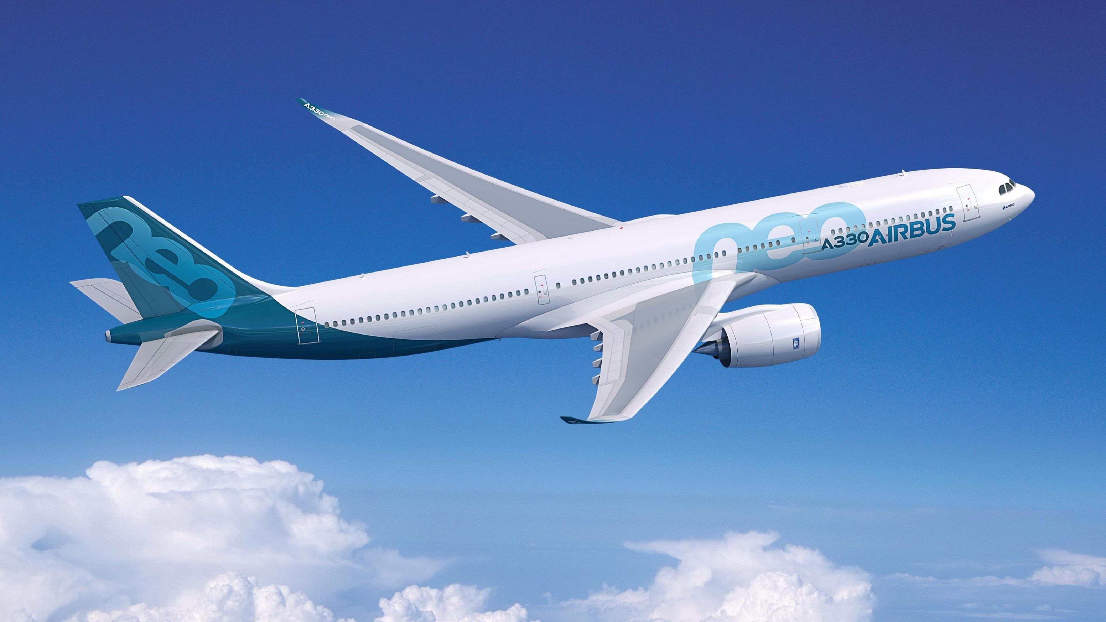 Airbus Airplane, Ultra HD Wallpaper, 3840x2160 4K Desktop