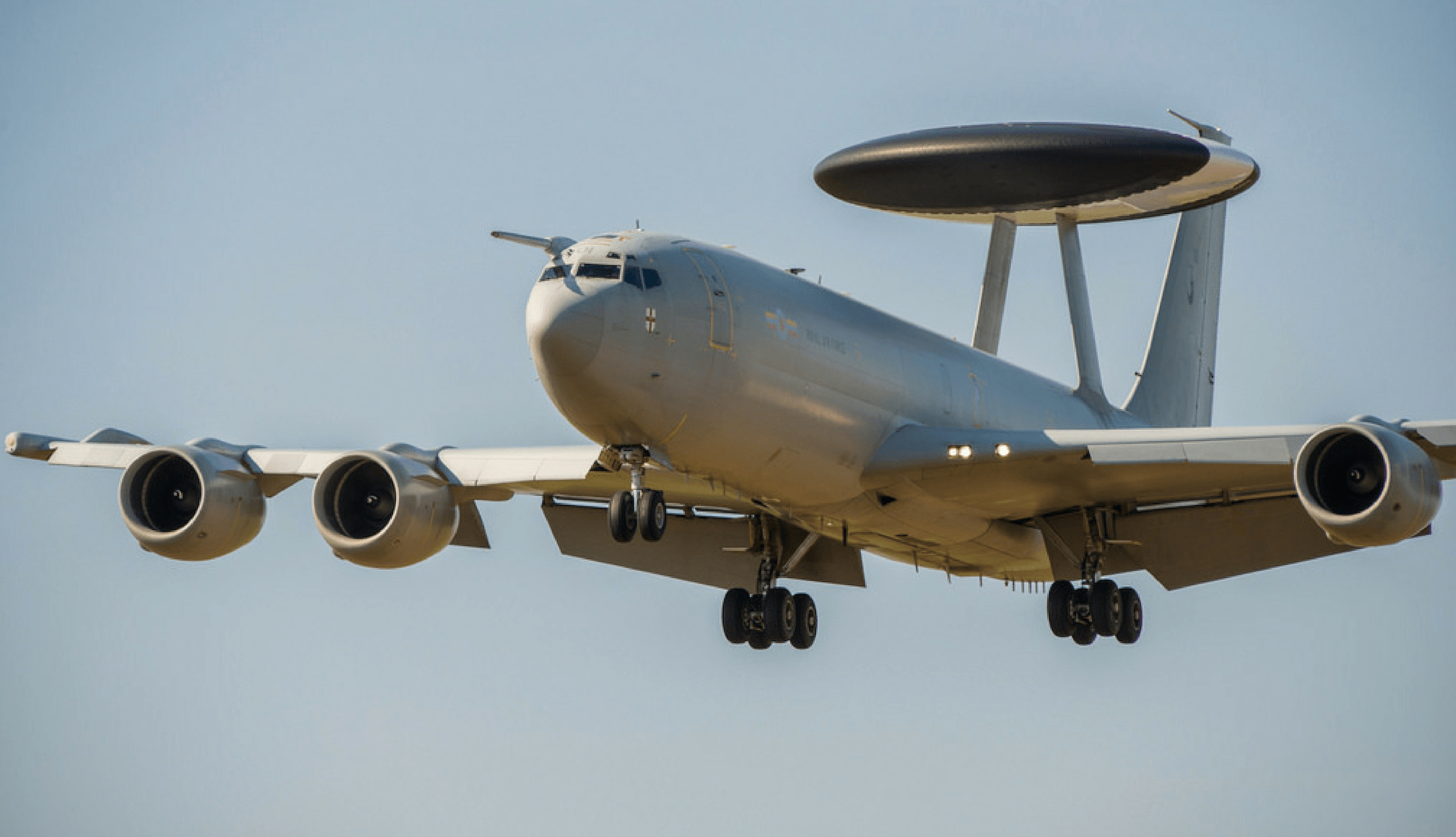 Boeing E-3, Sentry aircraft, Boeing E-3D, Awacs uk, 2100x1210 HD Desktop