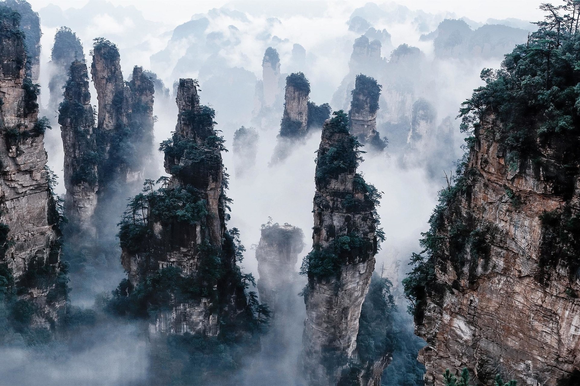 Wulingyuan National Park, Zhangjiajie, China, 1920x1280 HD Desktop