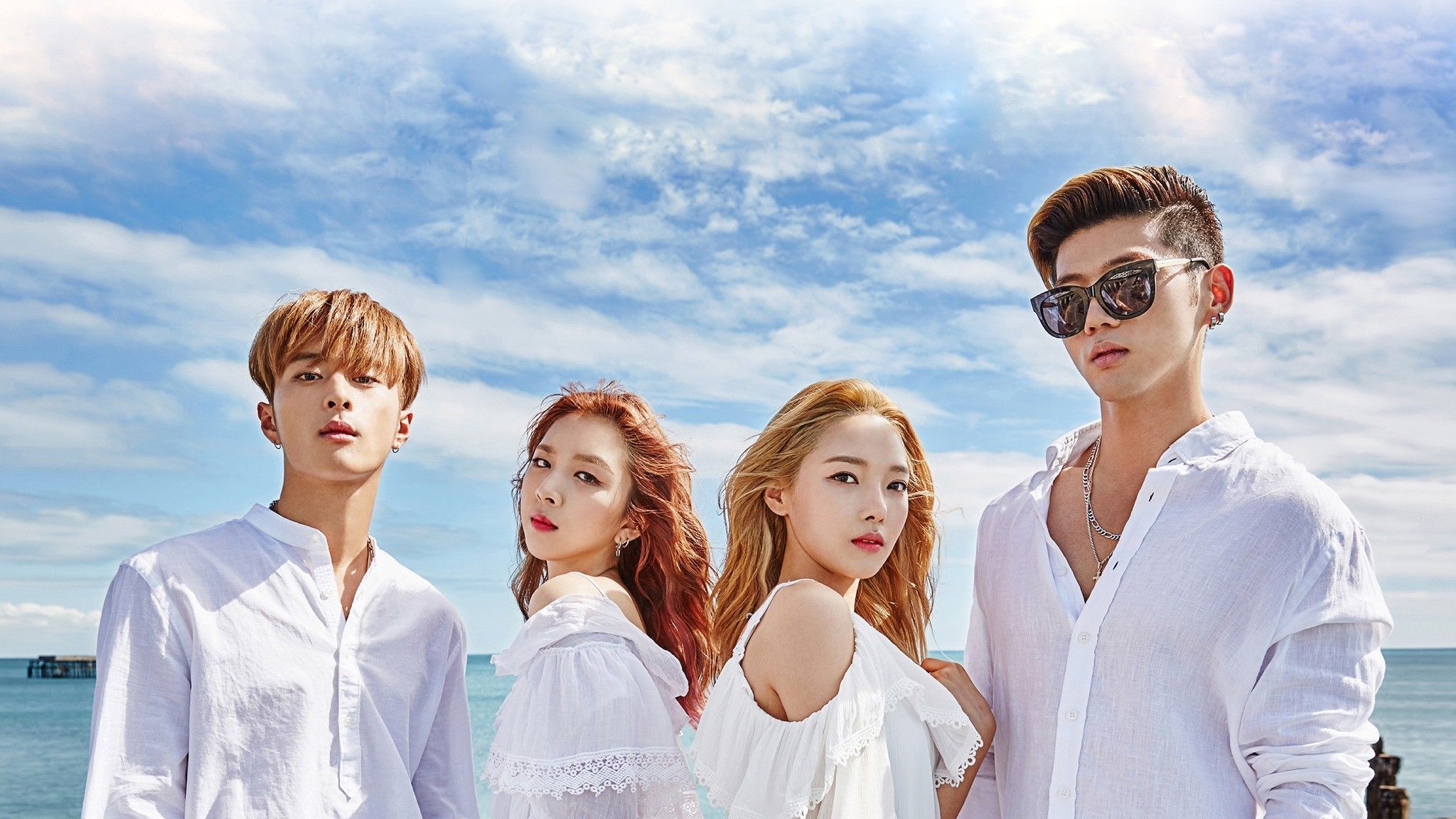 KARD group, Hola Hola, Wallpapers, KPOP, 2050x1160 HD Desktop