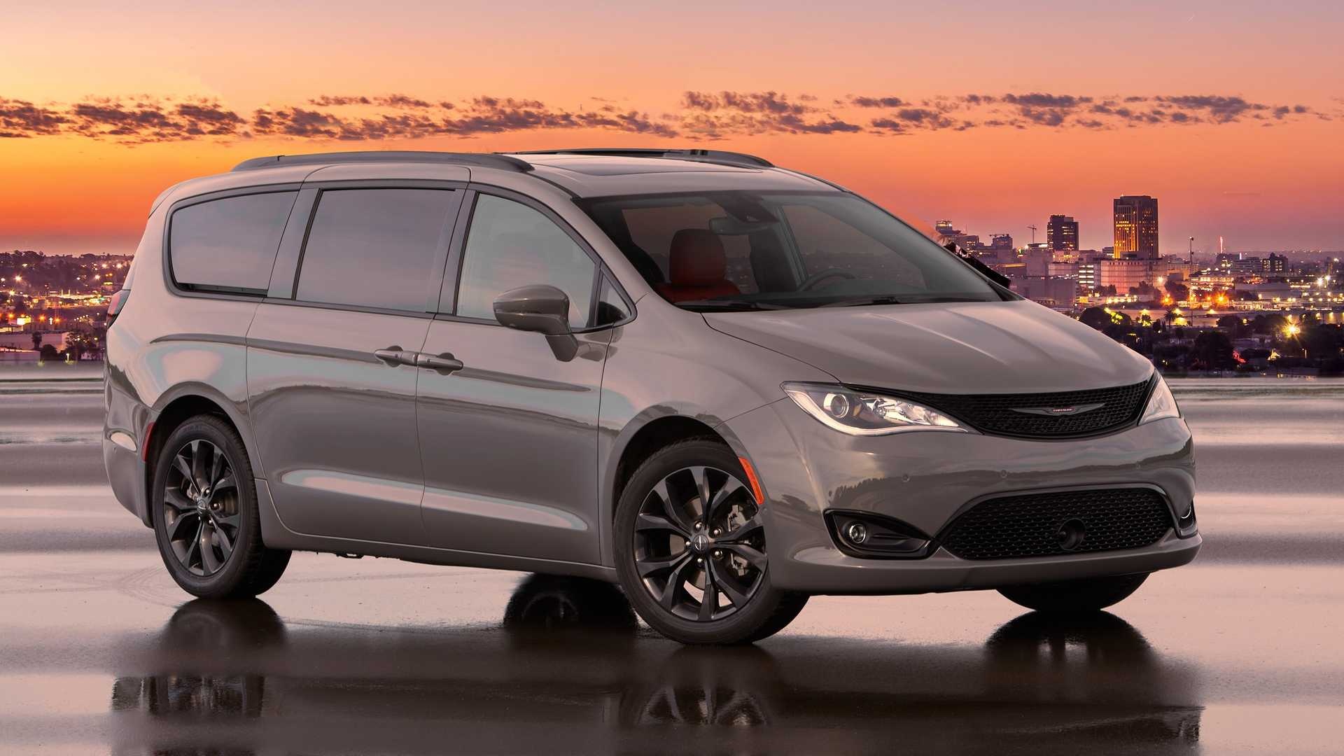 Chrysler Pacifica 2020, Red S Edition, Stylish minivan, Eye-catching design, 1920x1080 Full HD Desktop