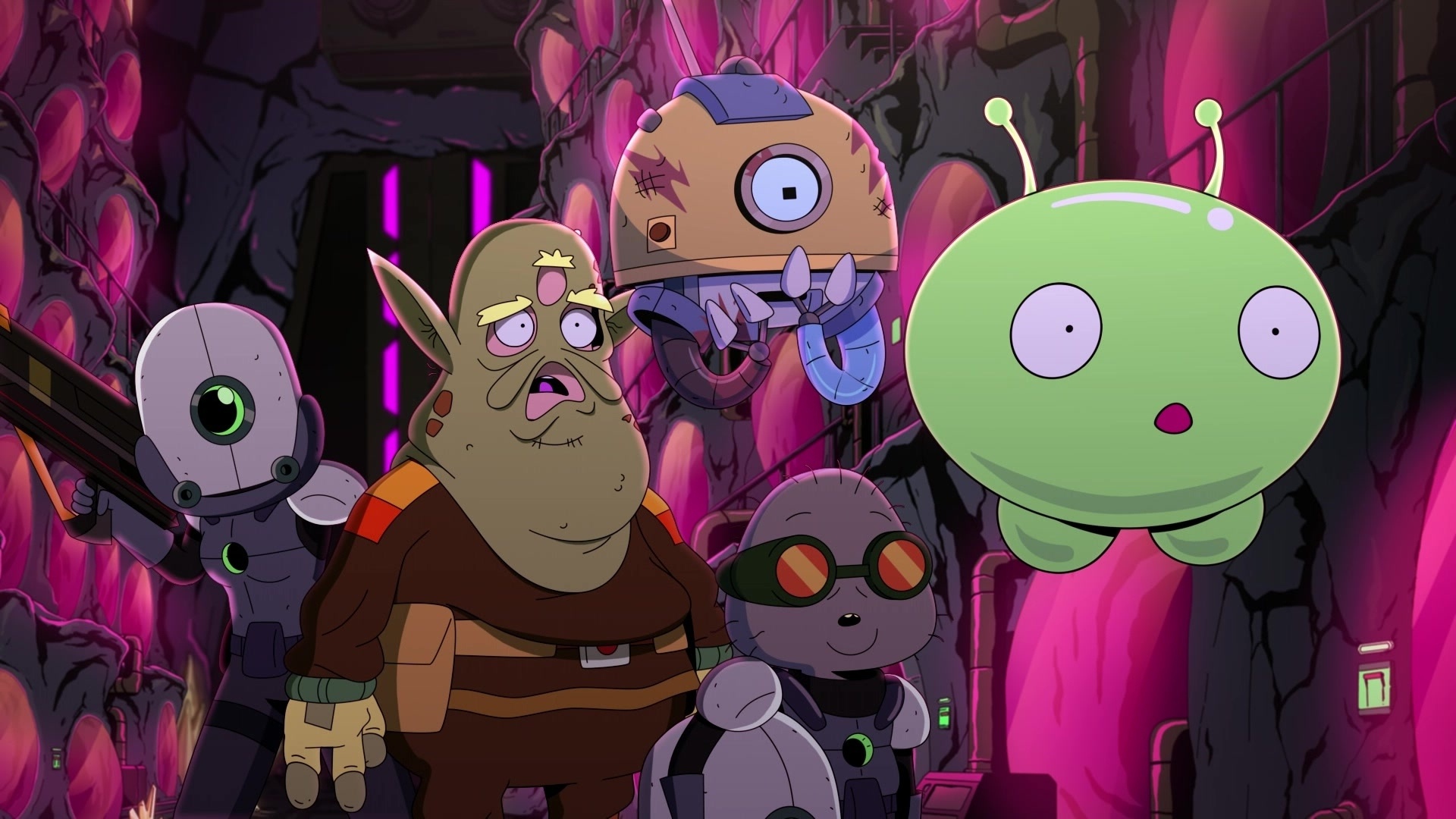 Final Space, Clarence polkawitz, Nightfall mooncake, Gary goodspeed resolution, 1920x1080 Full HD Desktop