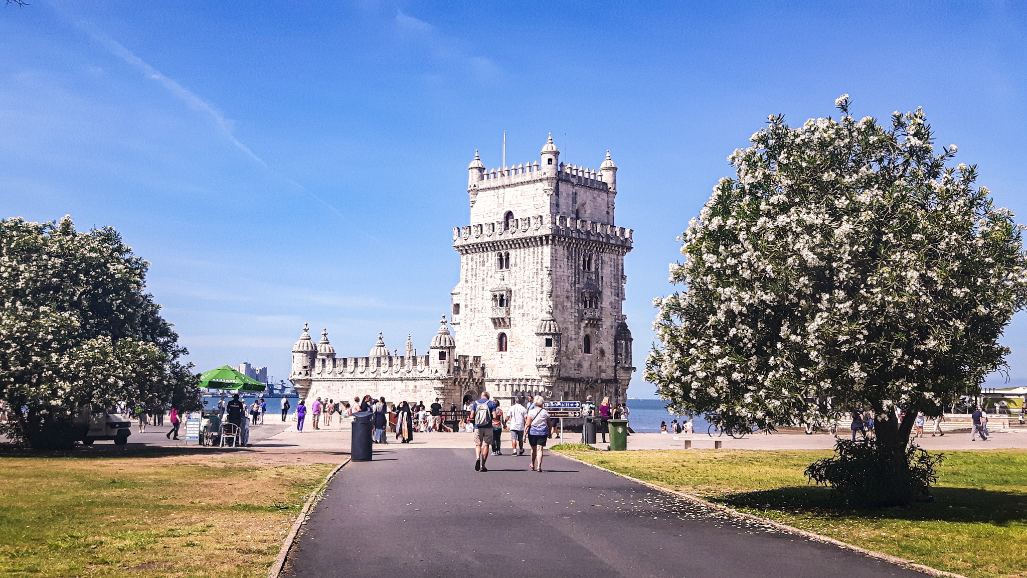 Belem Tower, Portugal jungle tour, Virtual picture tour, 2050x1160 HD Desktop