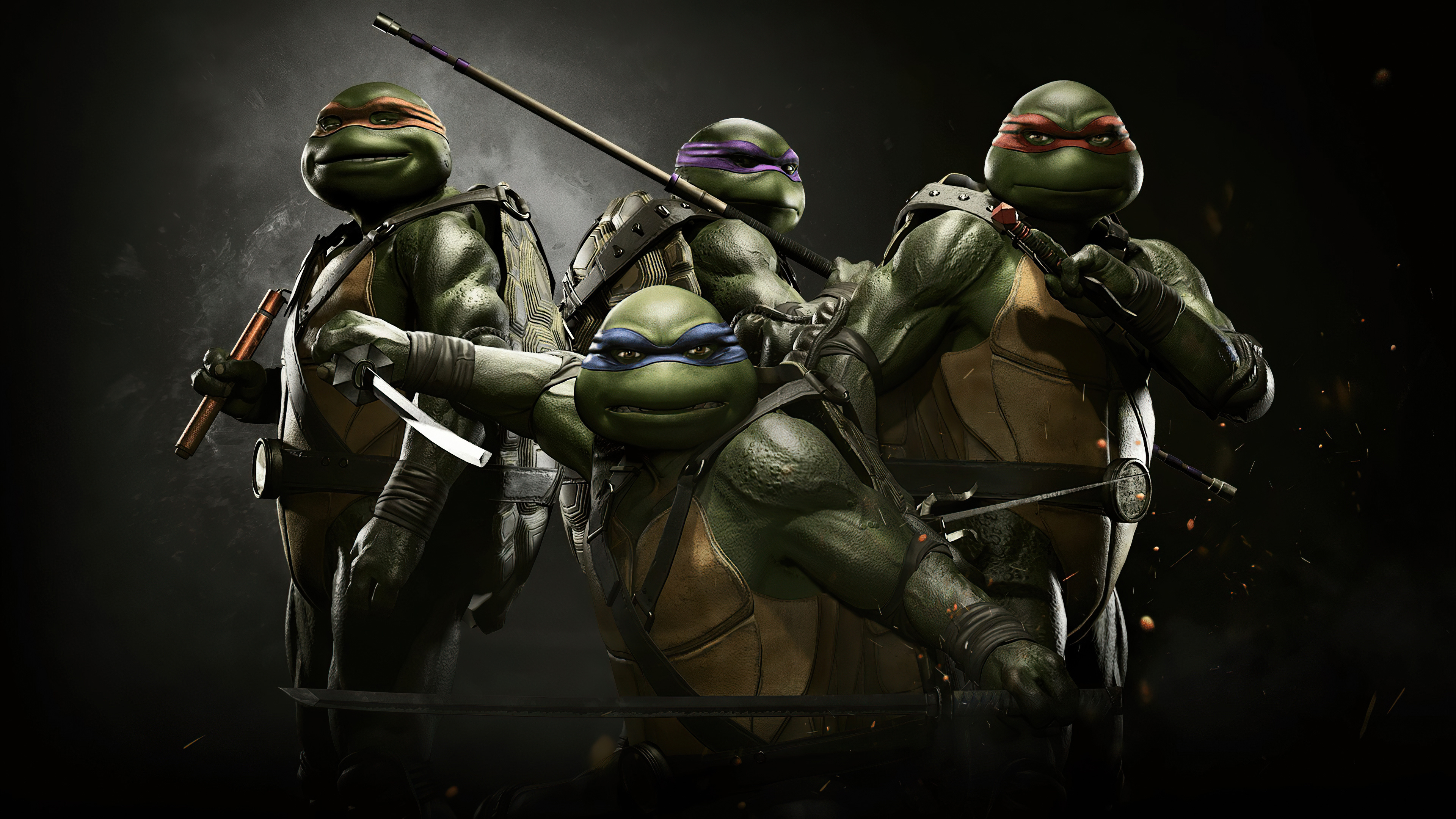 TMNT, Injustice 2 Wallpaper, 3840x2160 4K Desktop