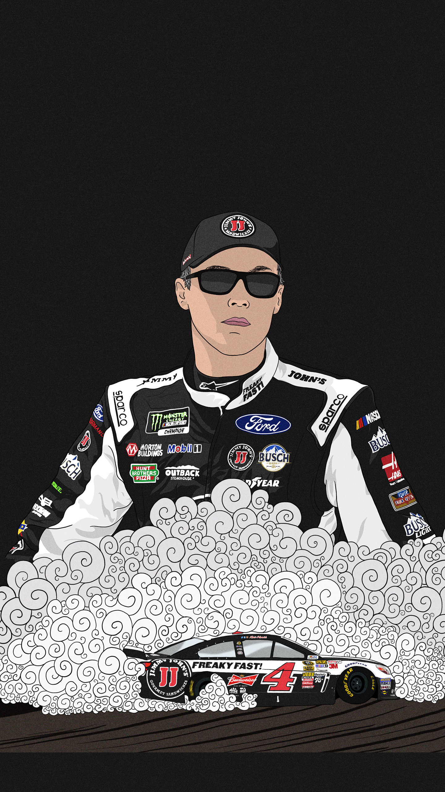 Kevin Harvick, Phone wallpapers, Album, Imgur, 1440x2560 HD Phone