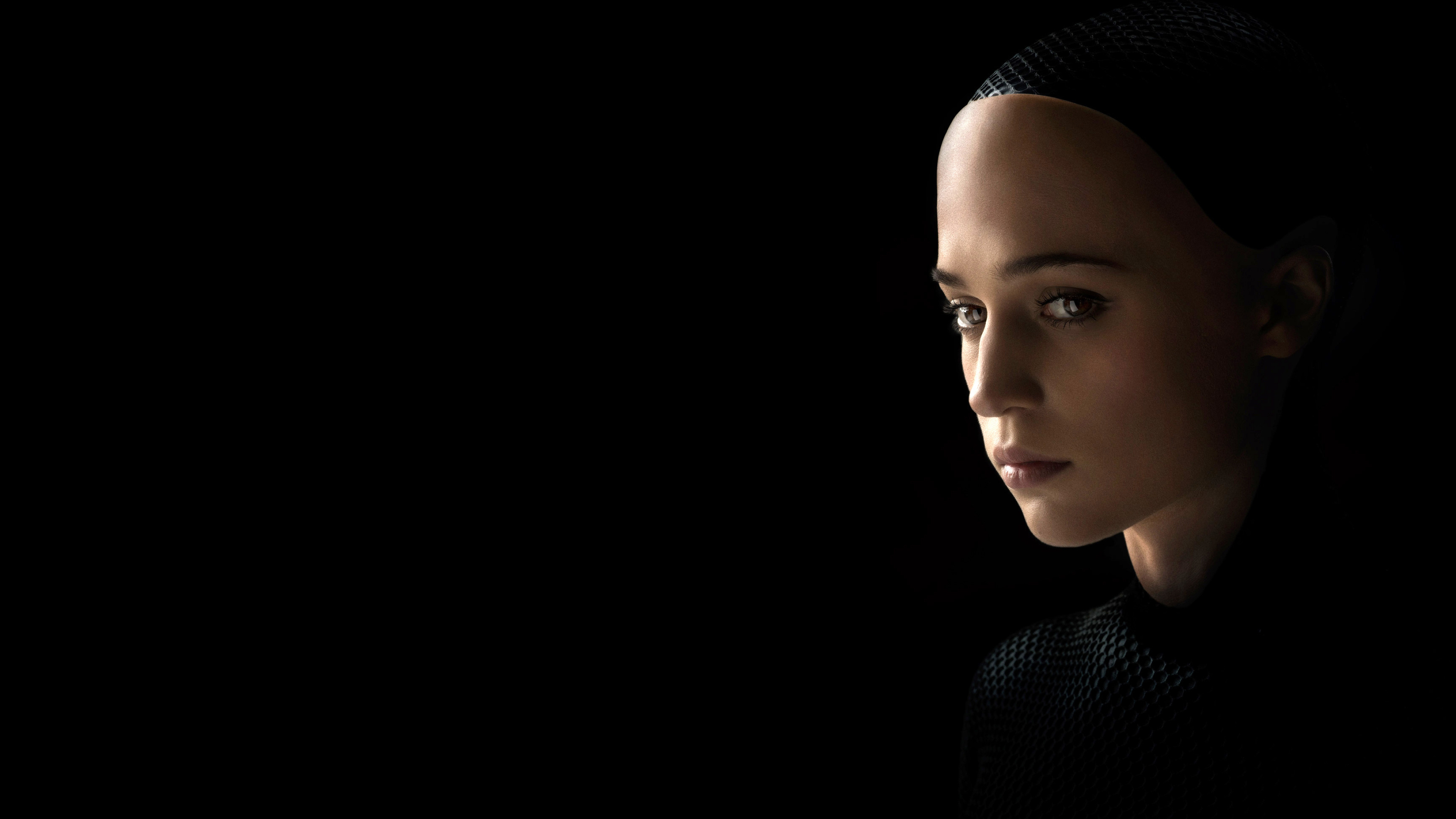 Ex Machina, Stunning visuals, Futuristic concept, Mind-bending plot, 3840x2160 4K Desktop
