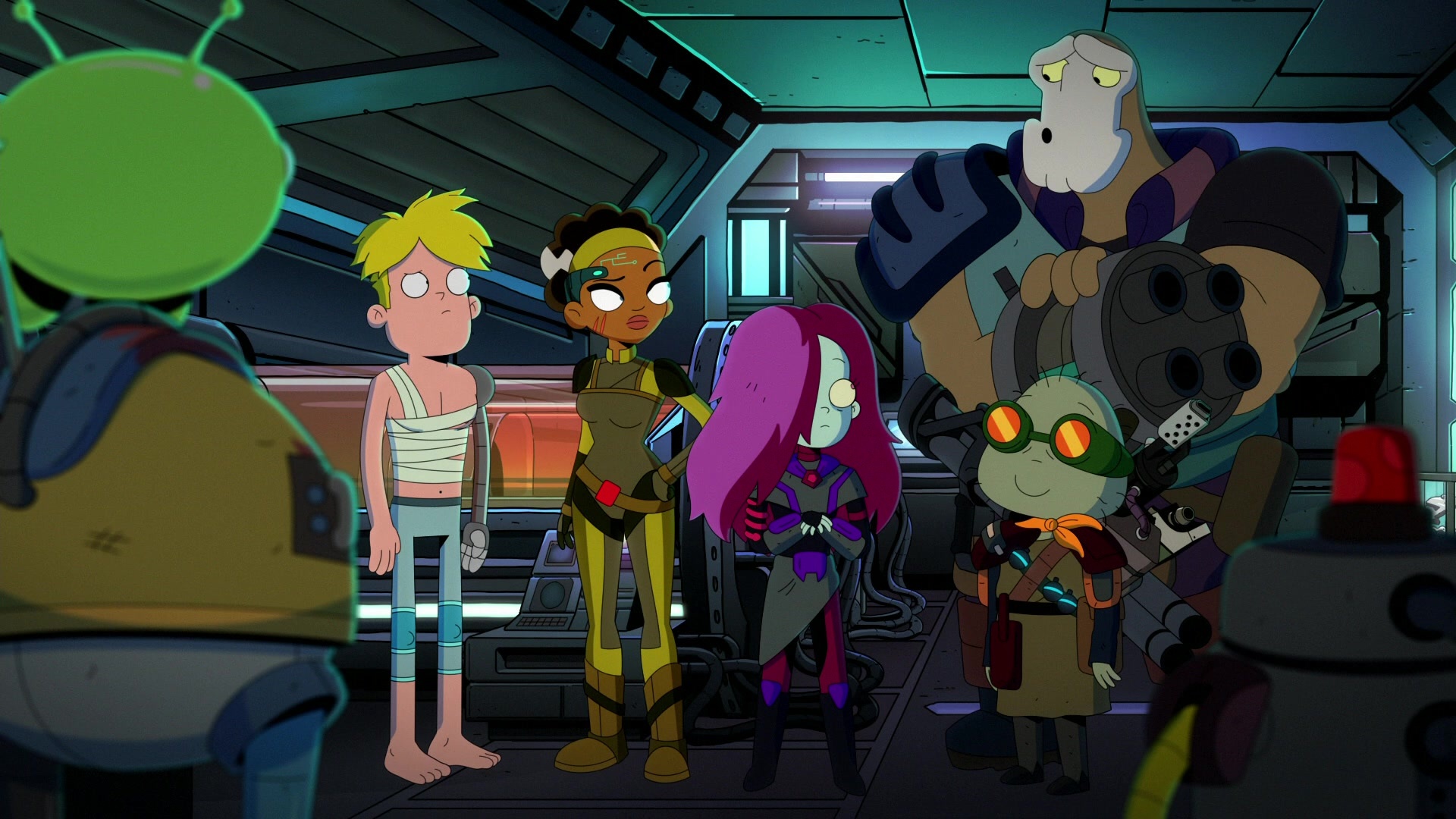 Final Space, HD wallpaper, Shower gary goodspeed, Blonde man, 1920x1080 Full HD Desktop