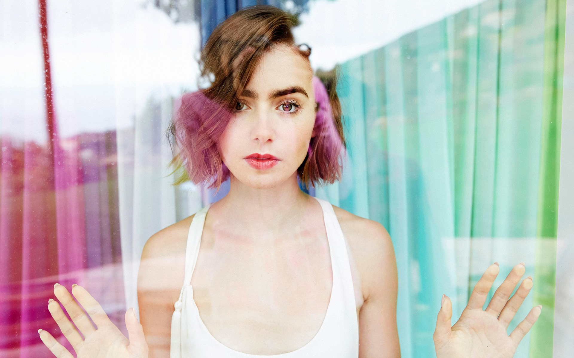 Lily Collins, Wallpaper HD, 50812 px, 1920x1200 HD Desktop