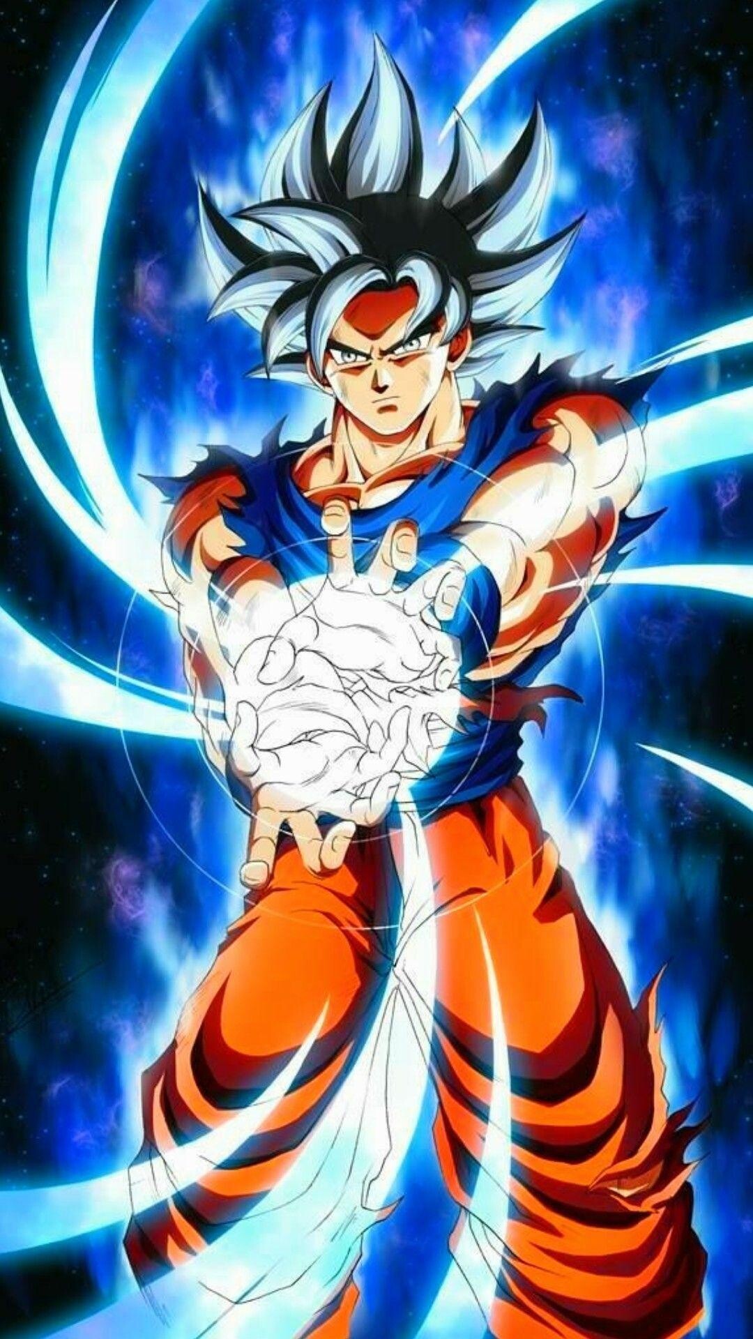 DBZ wallpapers, Goku Kamehameha, 1080x1920 Full HD Phone