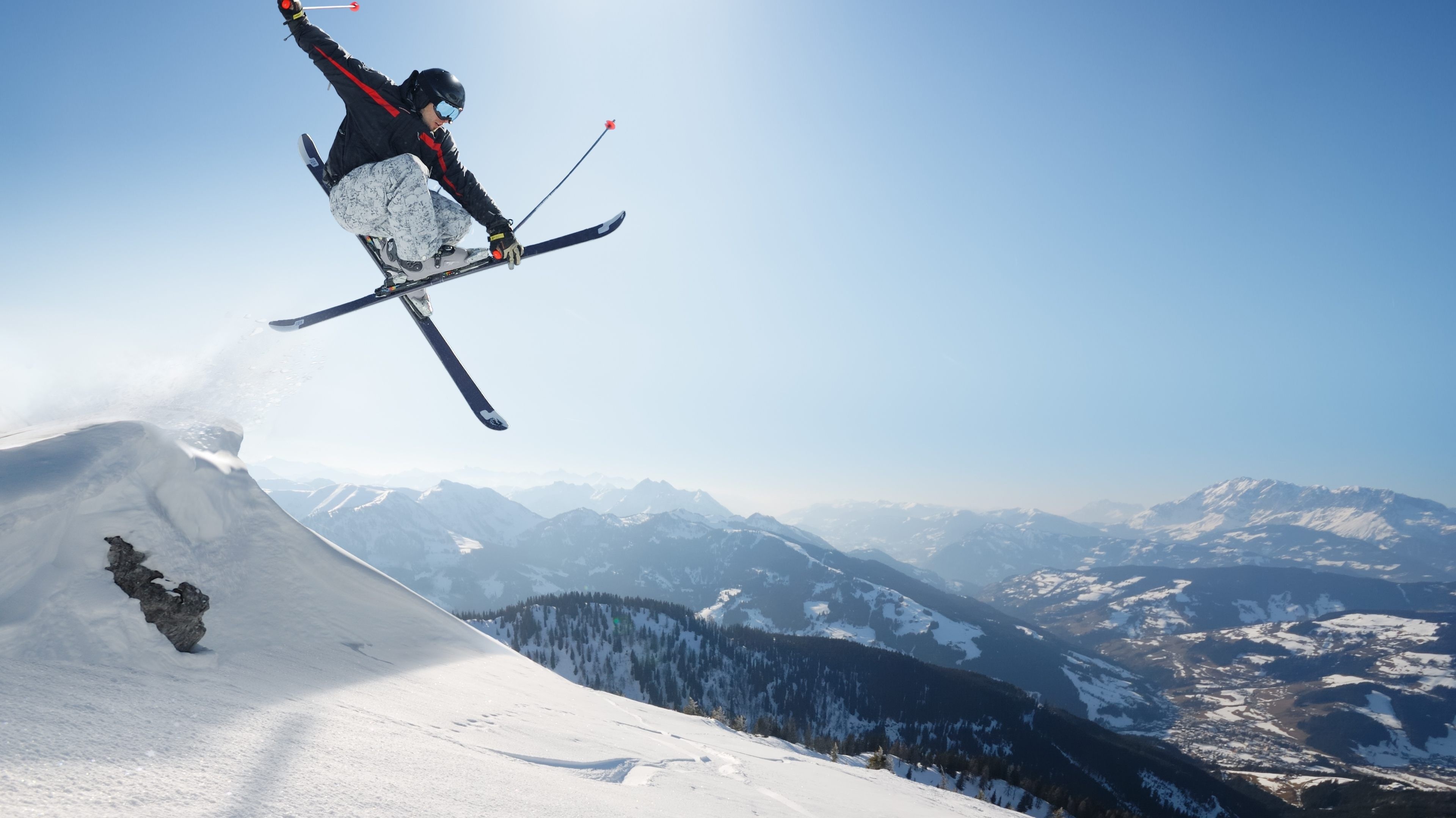 Freestyle, Skiing Wallpaper, 3840x2160 4K Desktop