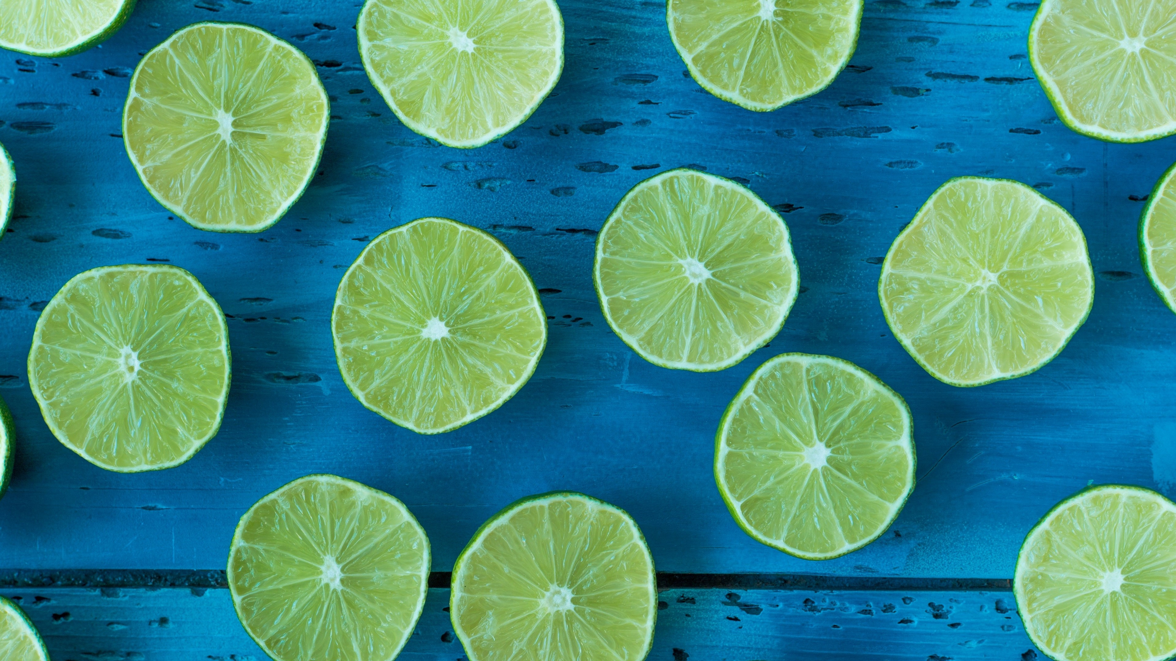 Lime cut, Top view, Citrus wallpapers, UHD TV, 3840x2160 4K Desktop