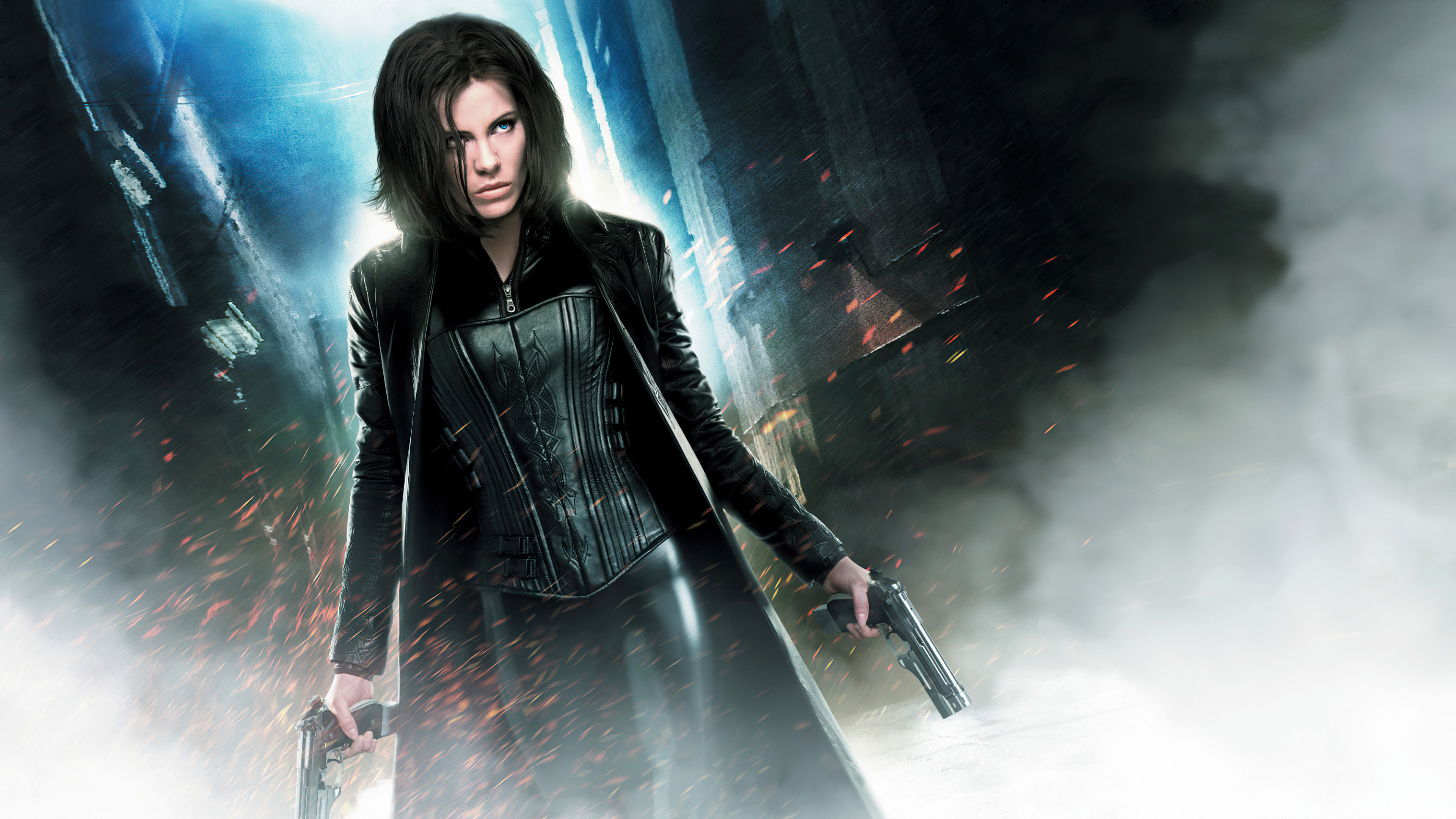 Underworld 4K HD, High-definition resolution, Vampiric action, Immersive cinematic experience, 3840x2160 4K Desktop