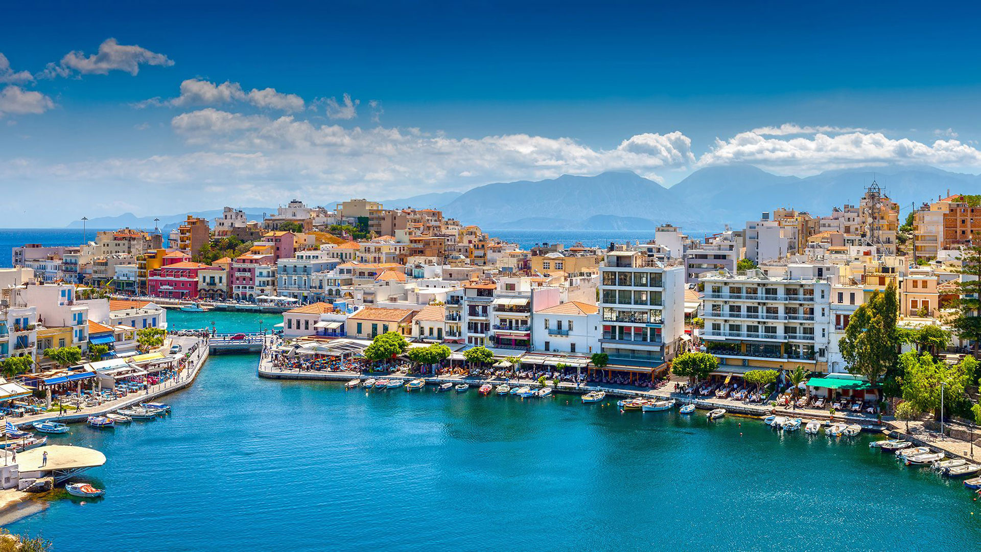 Agios Nikolaos Crete, Miramare Crete, 1920x1080 Full HD Desktop