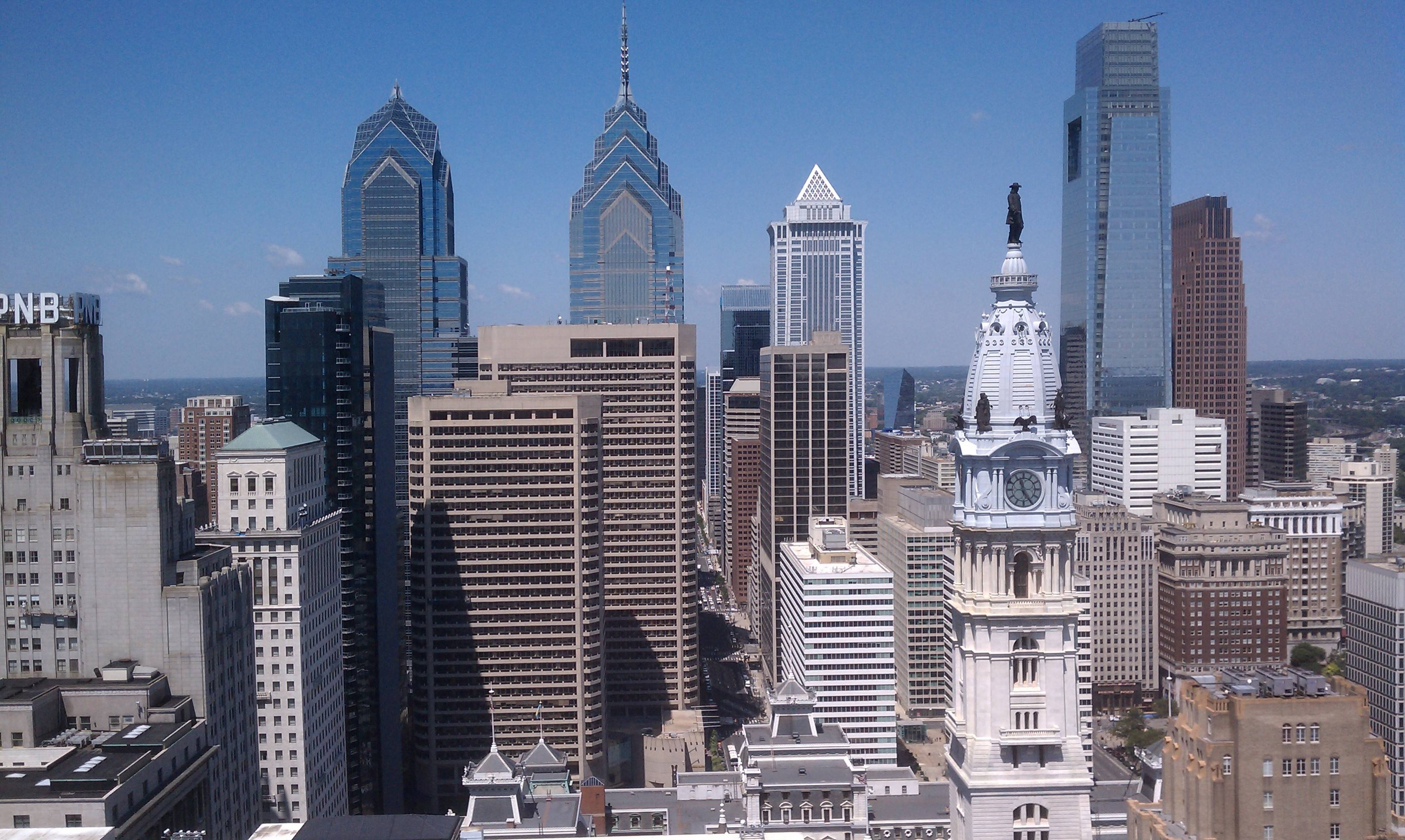 Philadelphia Skyline, Skyline wallpapers, Philadelphia Eagles, Widescreen wallpaper, 3270x1960 HD Desktop