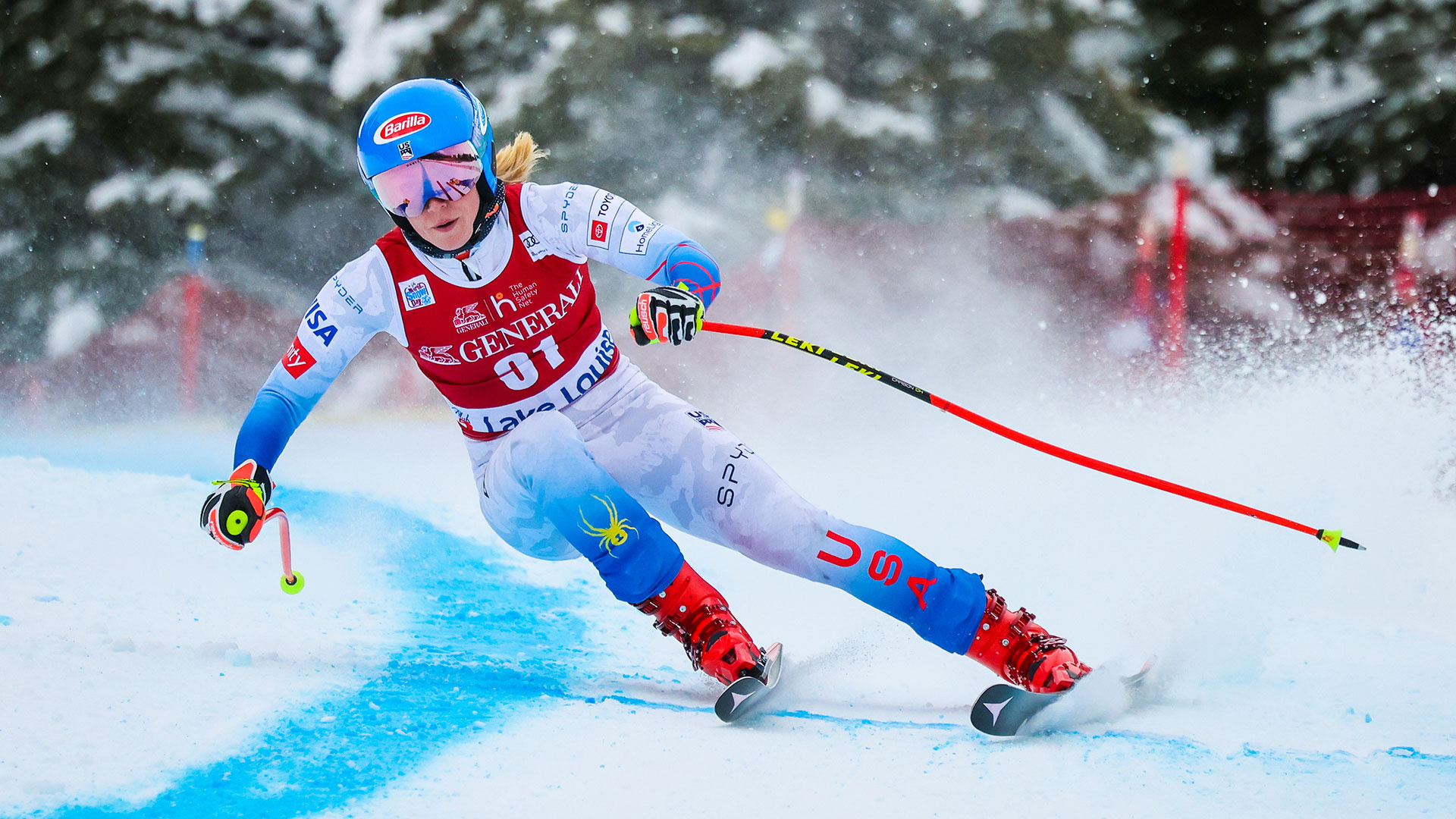 Lake Louise 2022, Mikaela Shiffrin Wallpaper, 1920x1080 Full HD Desktop