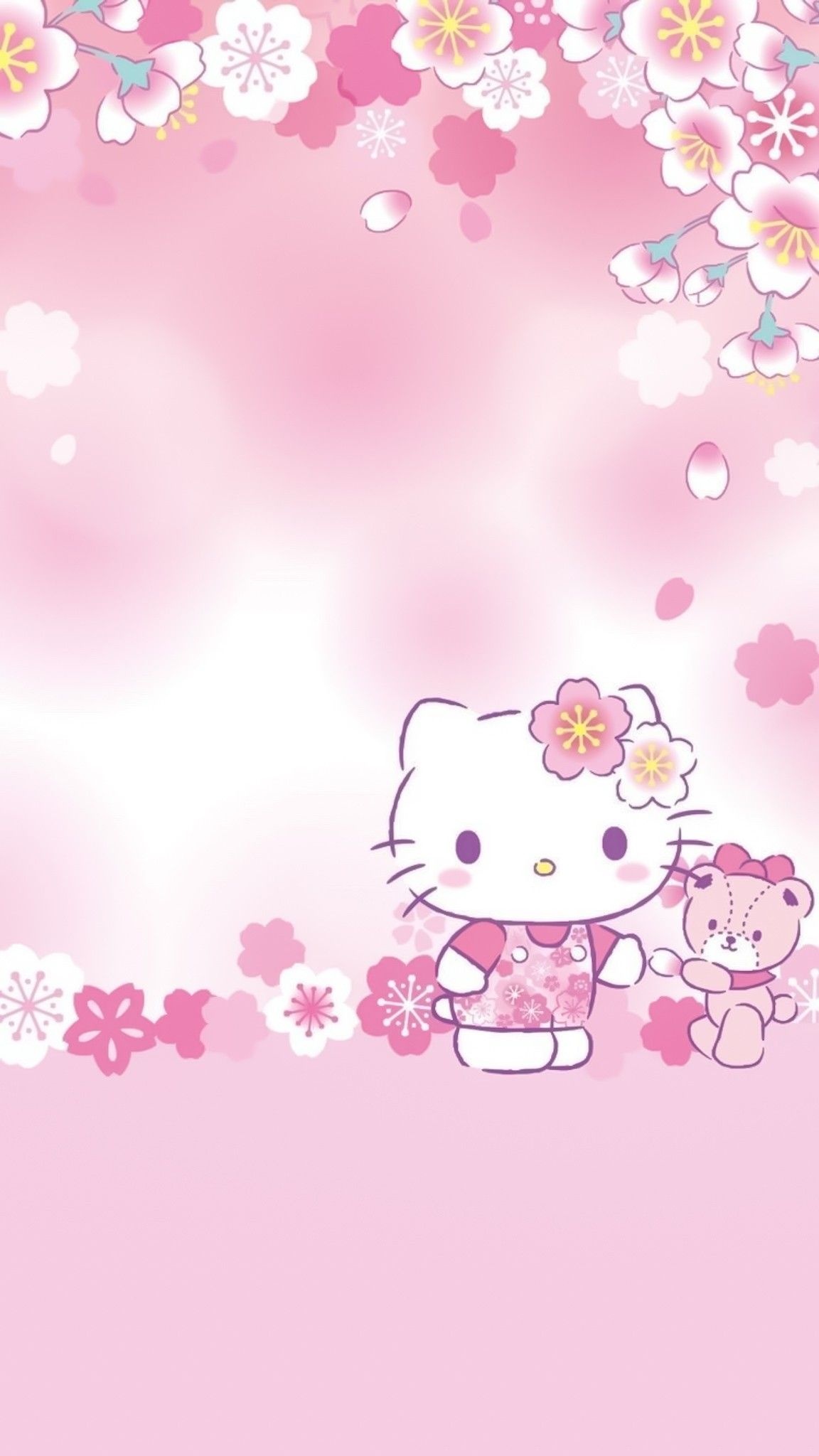 Hello Kitty Spring, Hello Kitty images, Hello Kitty wallpapers, Hello Kitty fanart, 1160x2050 HD Phone