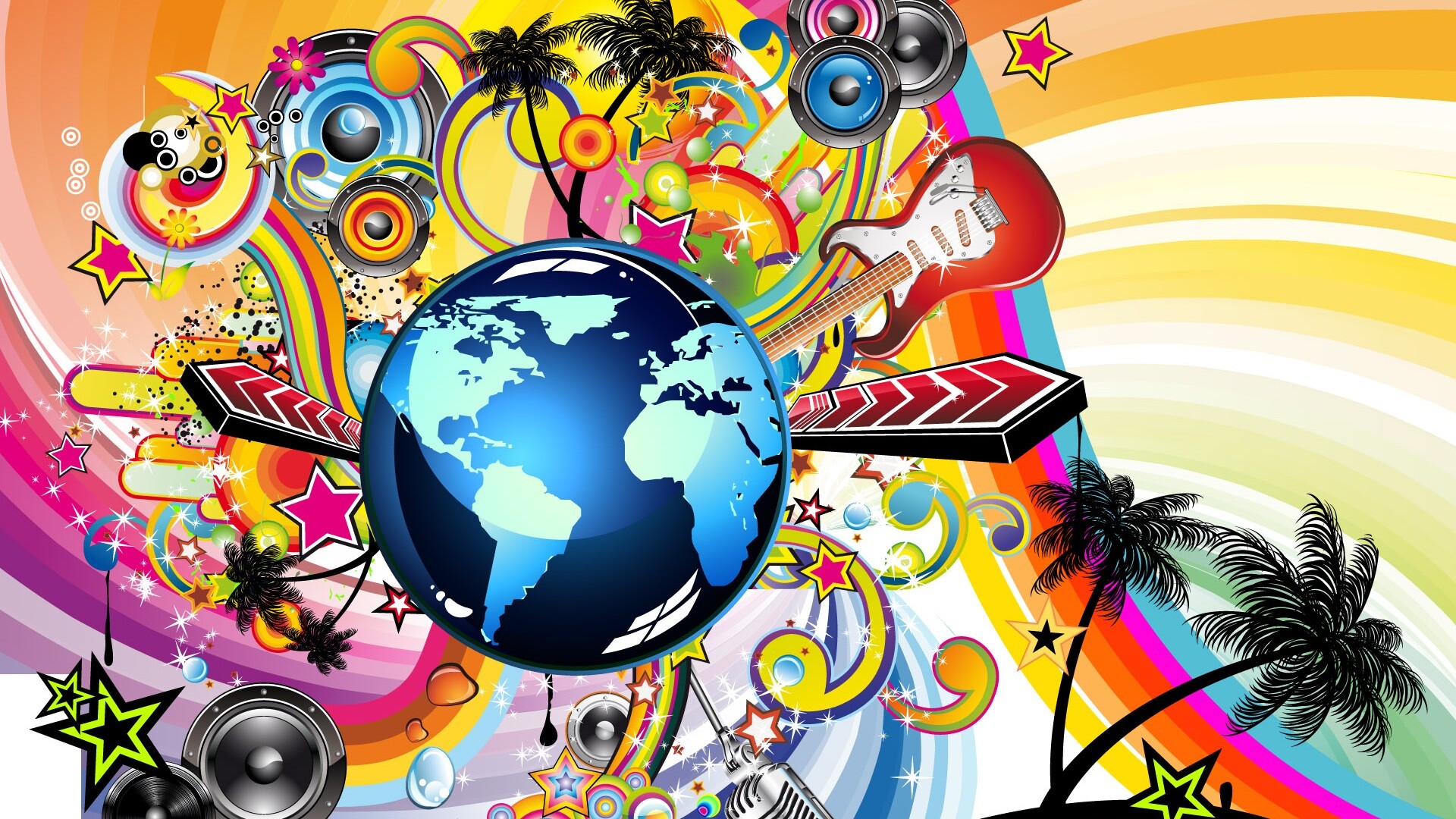 Pop Art, Pop music wallpapers, John Peltier, 1920x1080 Full HD Desktop