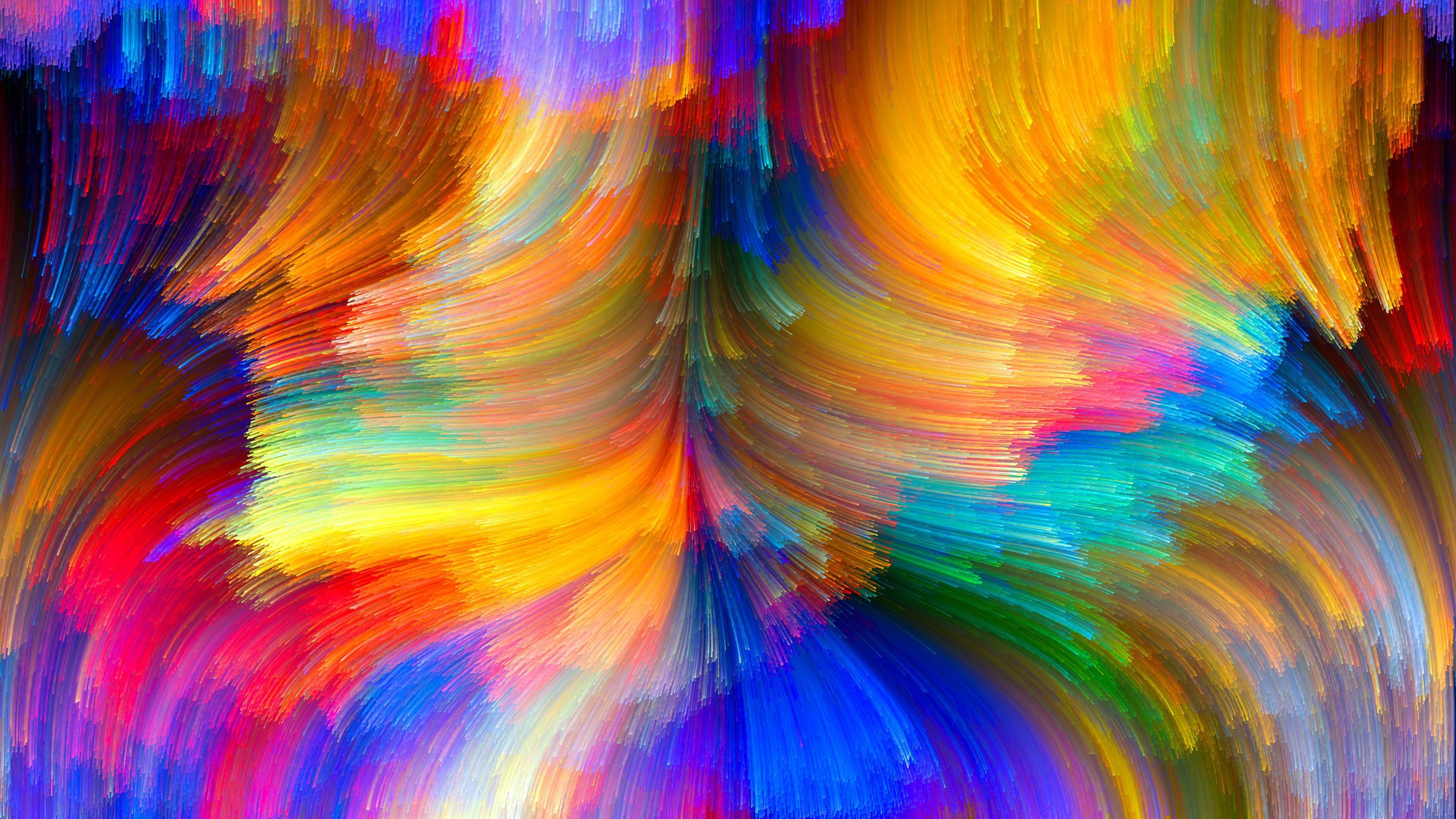 Modern colorful wallpapers, Abstract backgrounds, Vibrant design, Colorful patterns, 3840x2160 4K Desktop