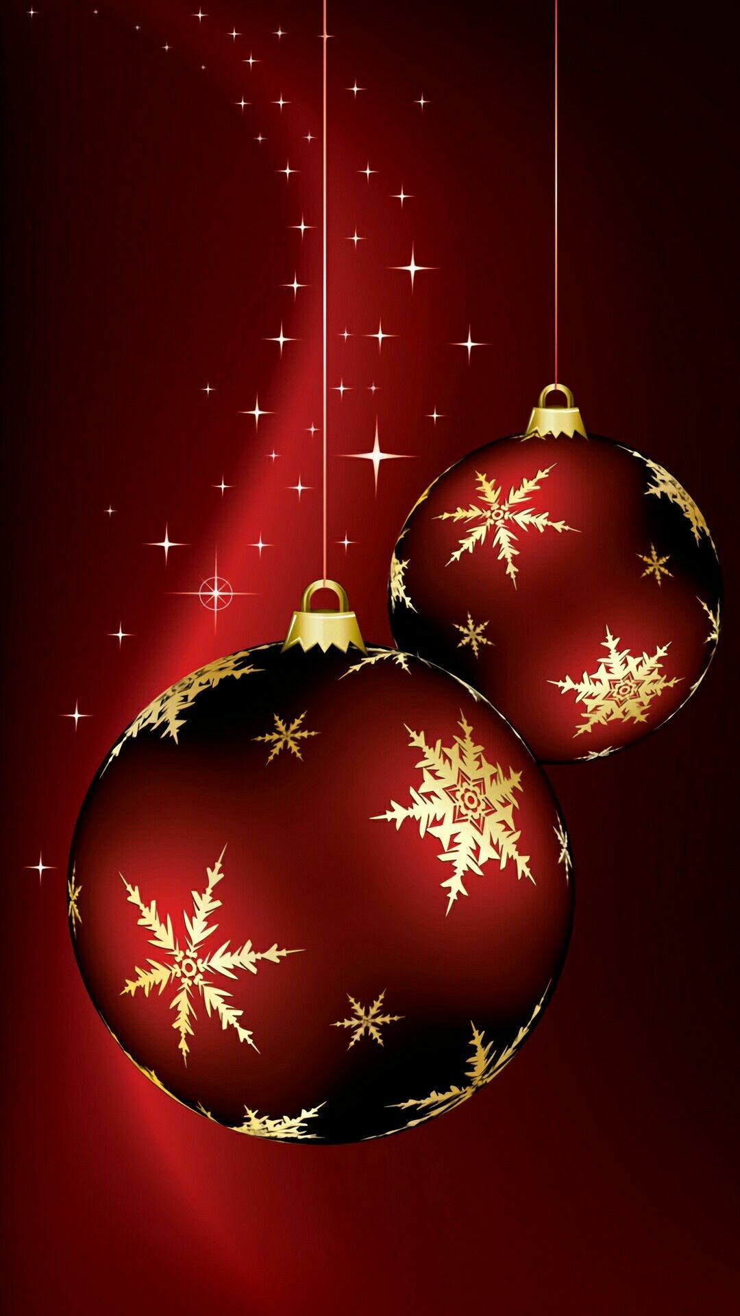 Red Christmas ornaments, Festive beauty, Summer fashion, Christmas vibes, 1080x1920 Full HD Phone