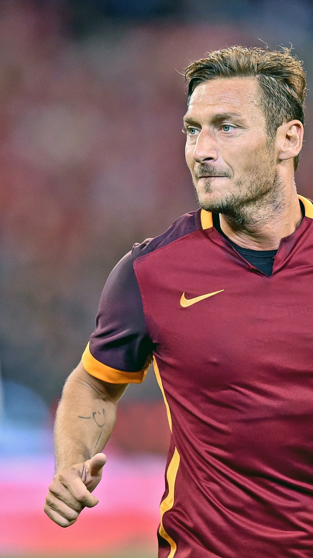 Francesco Totti, AS Roma wallpapers, Football icon, Italian pride, 1080x1920 Full HD Phone