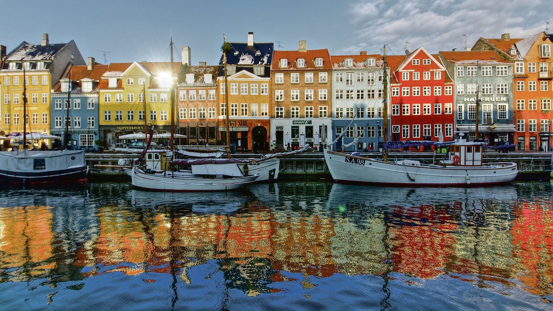 Copenhagen wallpapers, Nyhavn, Travel inspiration, 1920x1080 Full HD Desktop