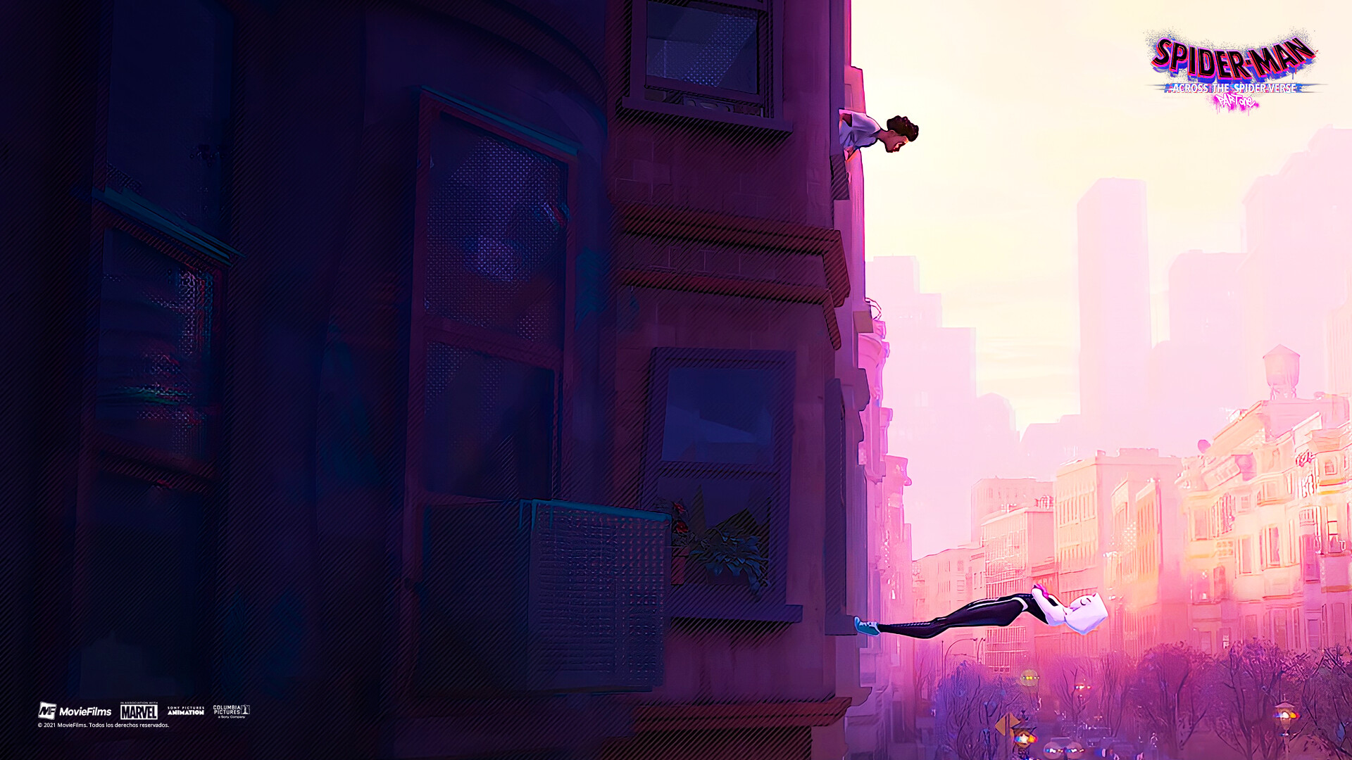 Spider-Man: Across the Spider-Verse, Animation part one moviefilms, 1920x1080 Full HD Desktop