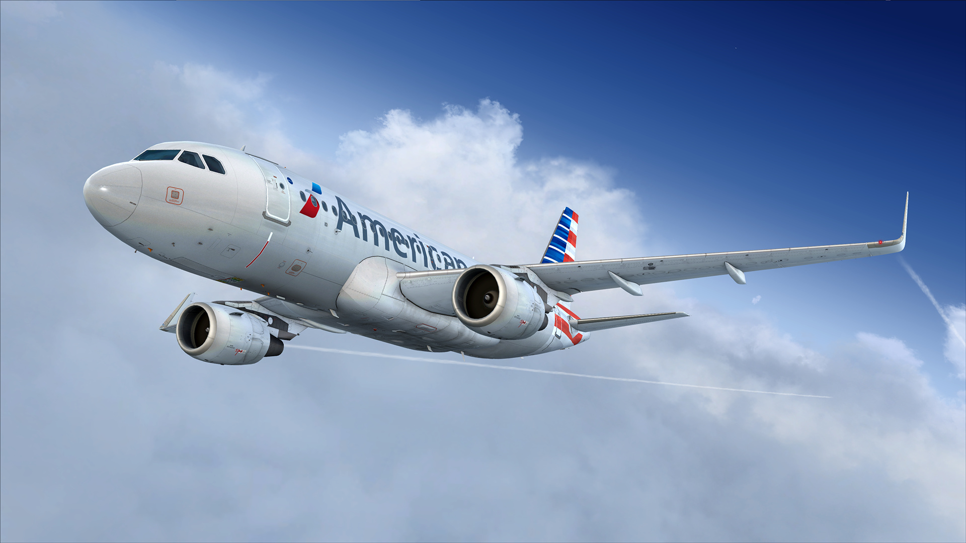 American Airlines, Aerosoft community services, 1920x1080 Full HD Desktop