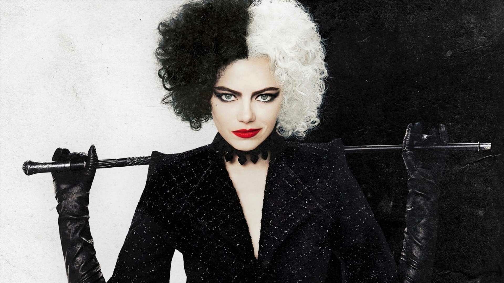 Cruella movie wallpapers, 2021 film, Emma Stone as Cruella, Artistic movie visuals, 1920x1080 Full HD Desktop