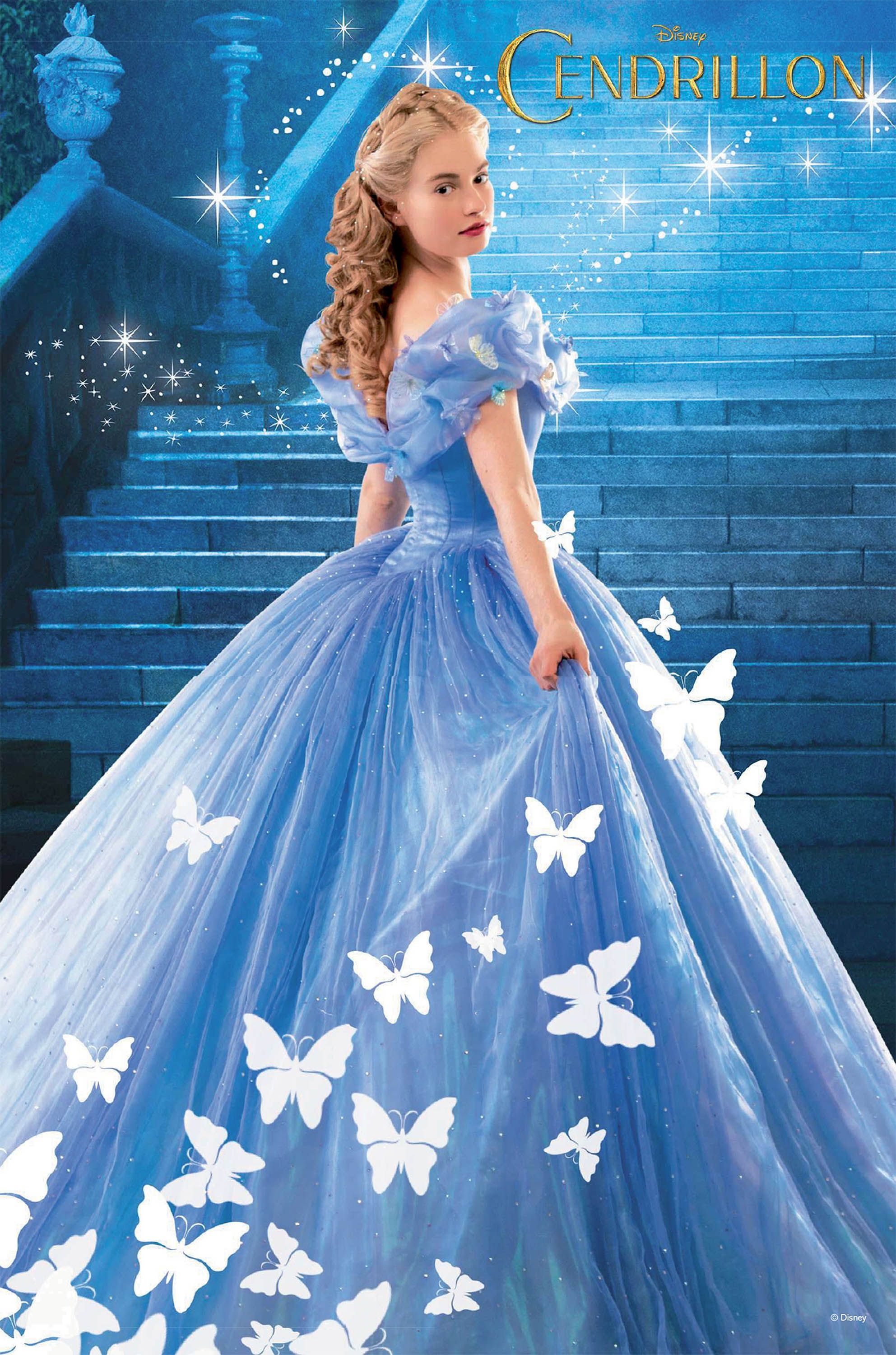 Lily James, Disney Cinderella Dresses, 1990x3000 HD Phone