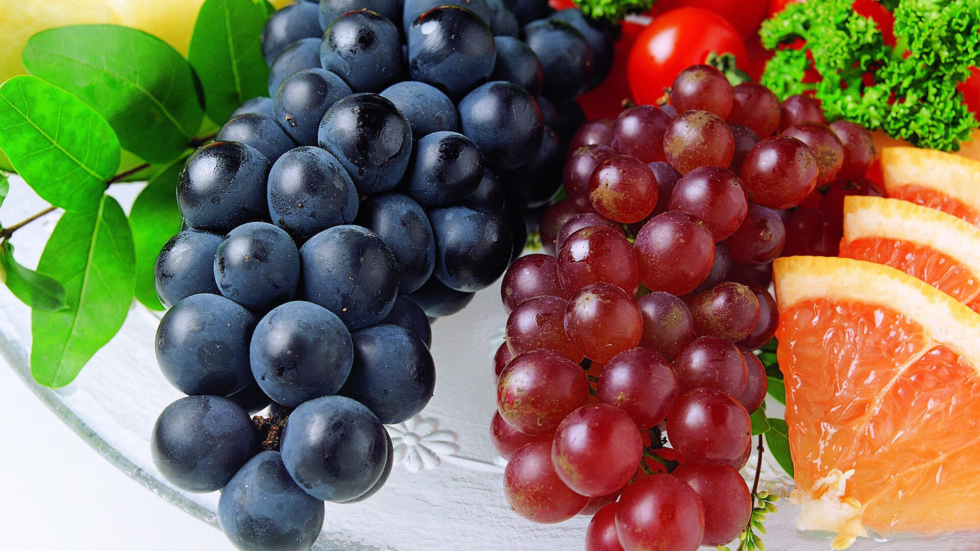 Grapes delight, Rich sweetness, Fruit wallpaper, Vibrant background, 1920x1080 Full HD Desktop