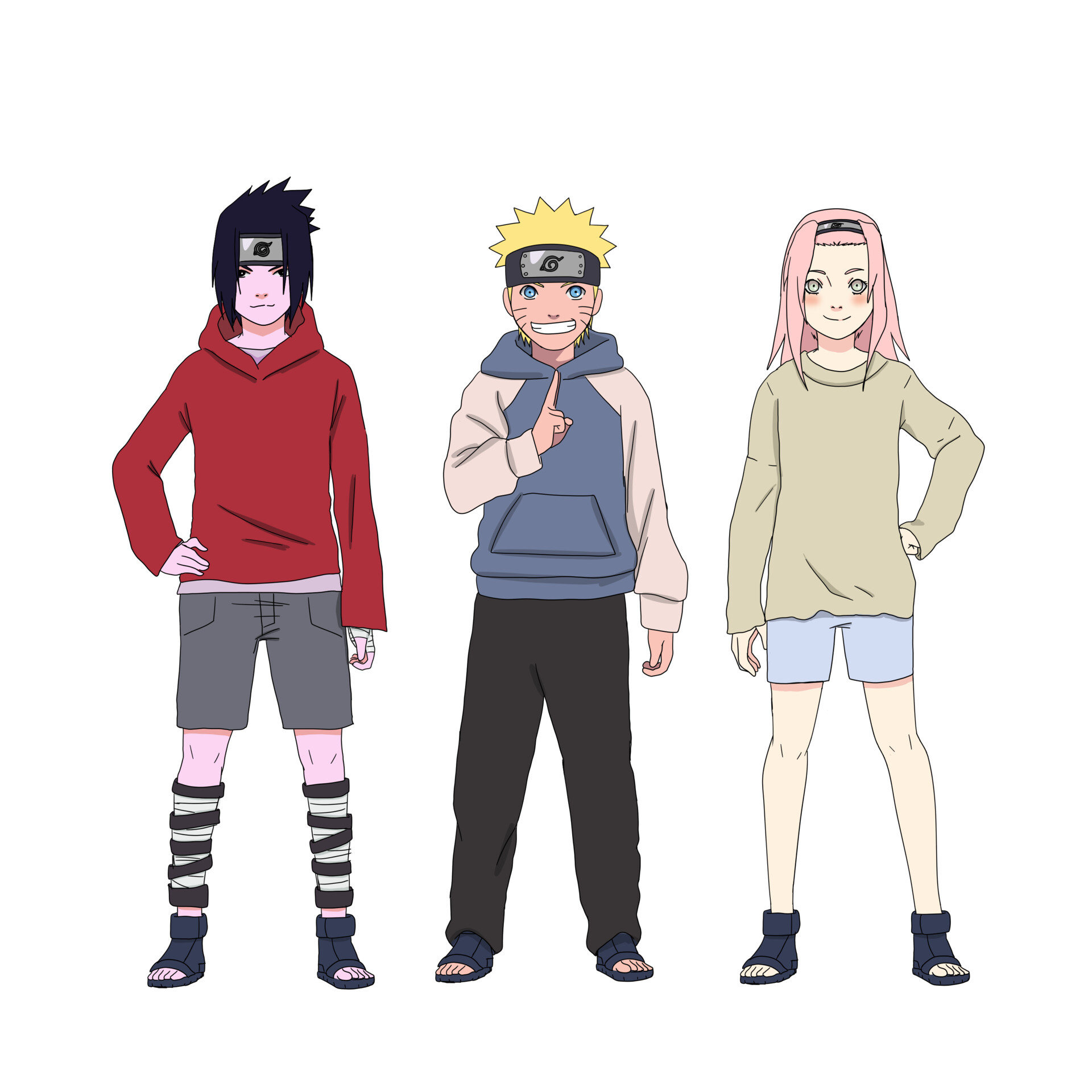 Naruto Uzumaki, Sasuke Uchiha, Sakura Haruno, HD Phone wallpaper