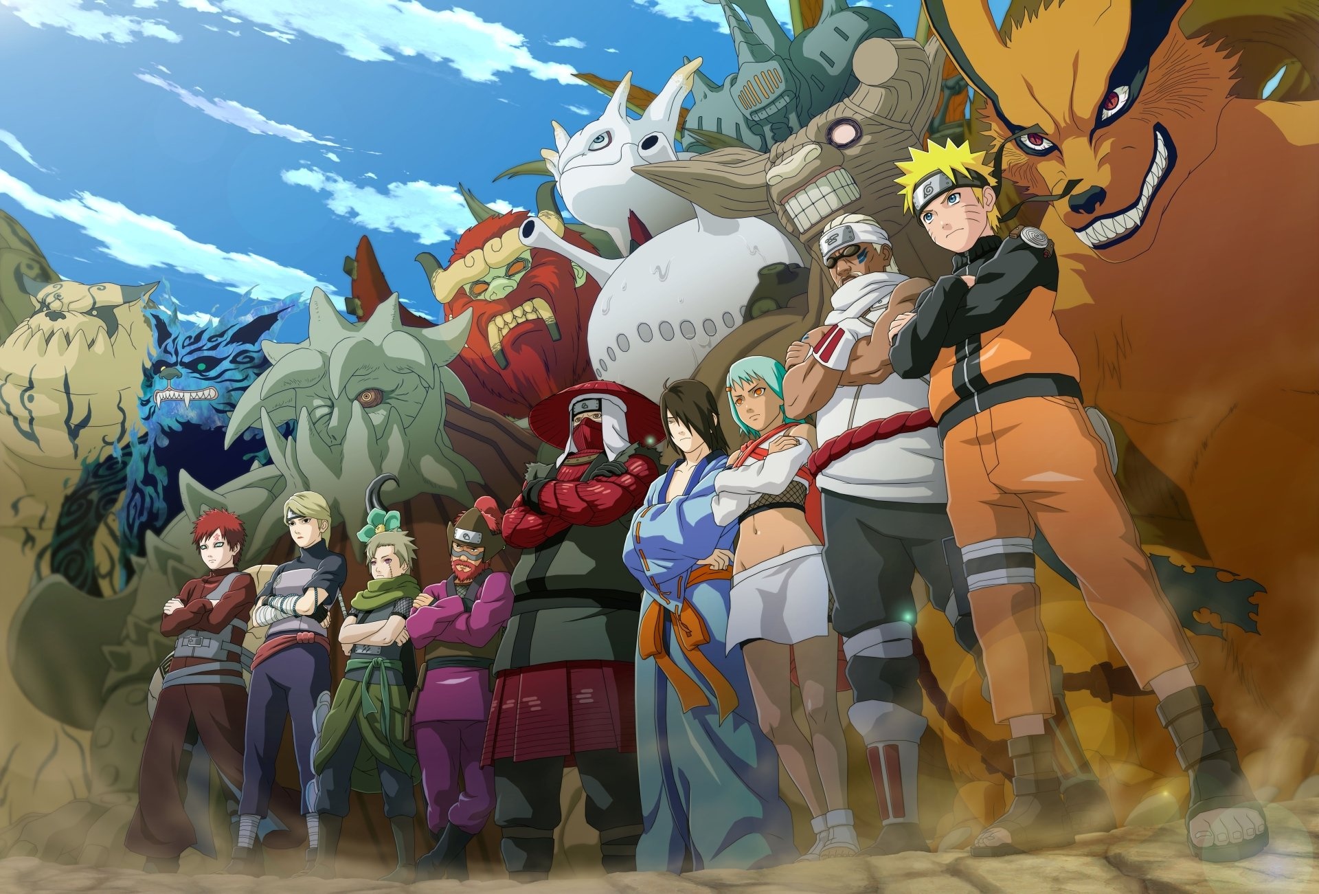 Killer Bee Naruto, Heroic rapper, Eight-Tails jinchuriki, Elemental swords, 1920x1310 HD Desktop