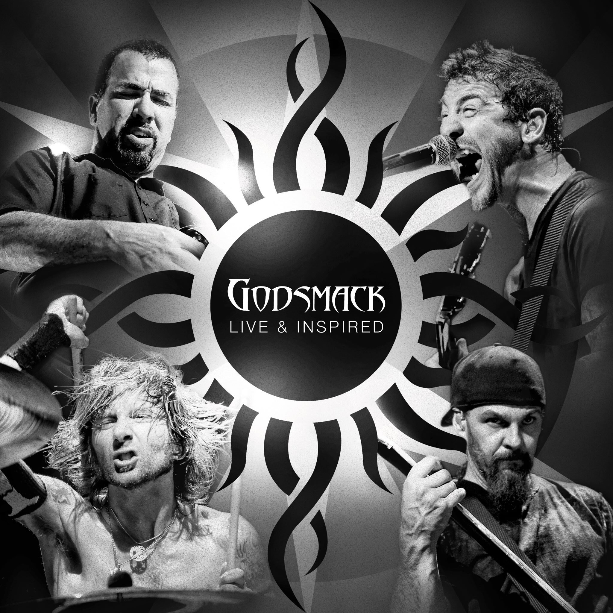 Godsmack, Alternative metal, Heavy rock, Poster wallpapers, 2050x2050 HD Phone