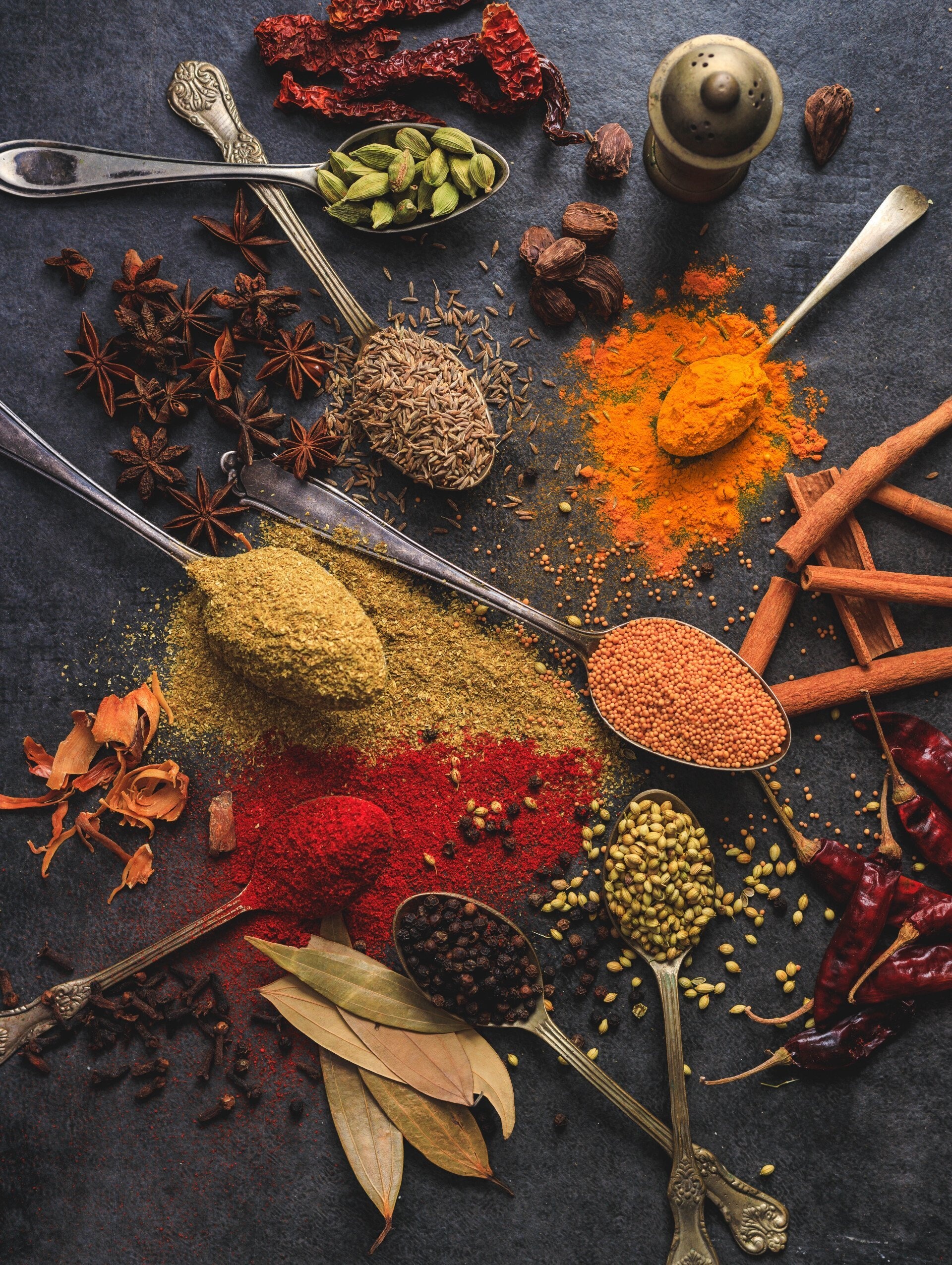 Herbs, spices & seasonings, Culinary essentials, Flavorful cooking, Aromatic ingredients, 1920x2560 HD Phone