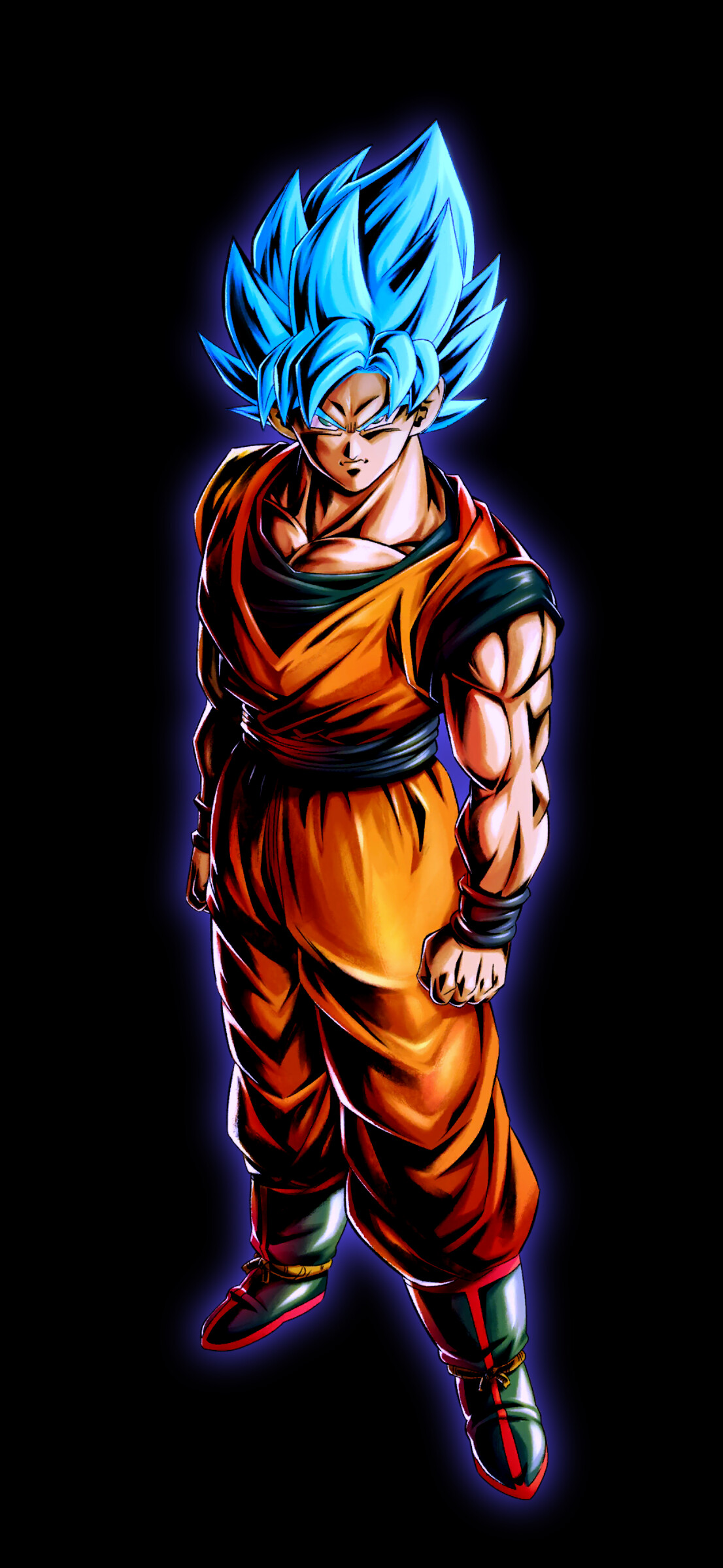 Super Saiyan God, Goku Wallpaper, 1110x2400 HD Phone