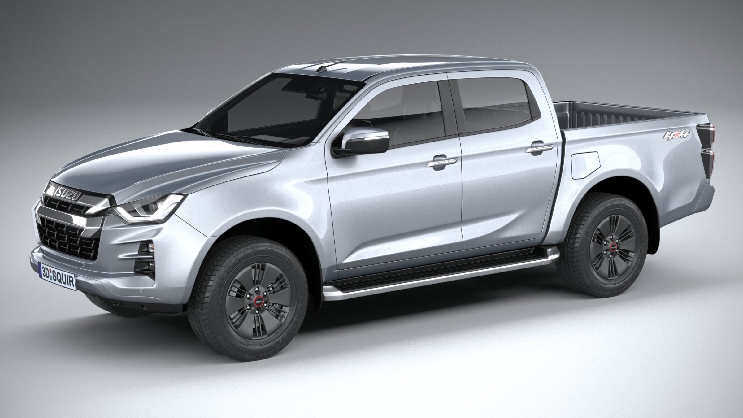 ISUZU D-MAX, 3D model, Squir, 2400x1350 HD Desktop