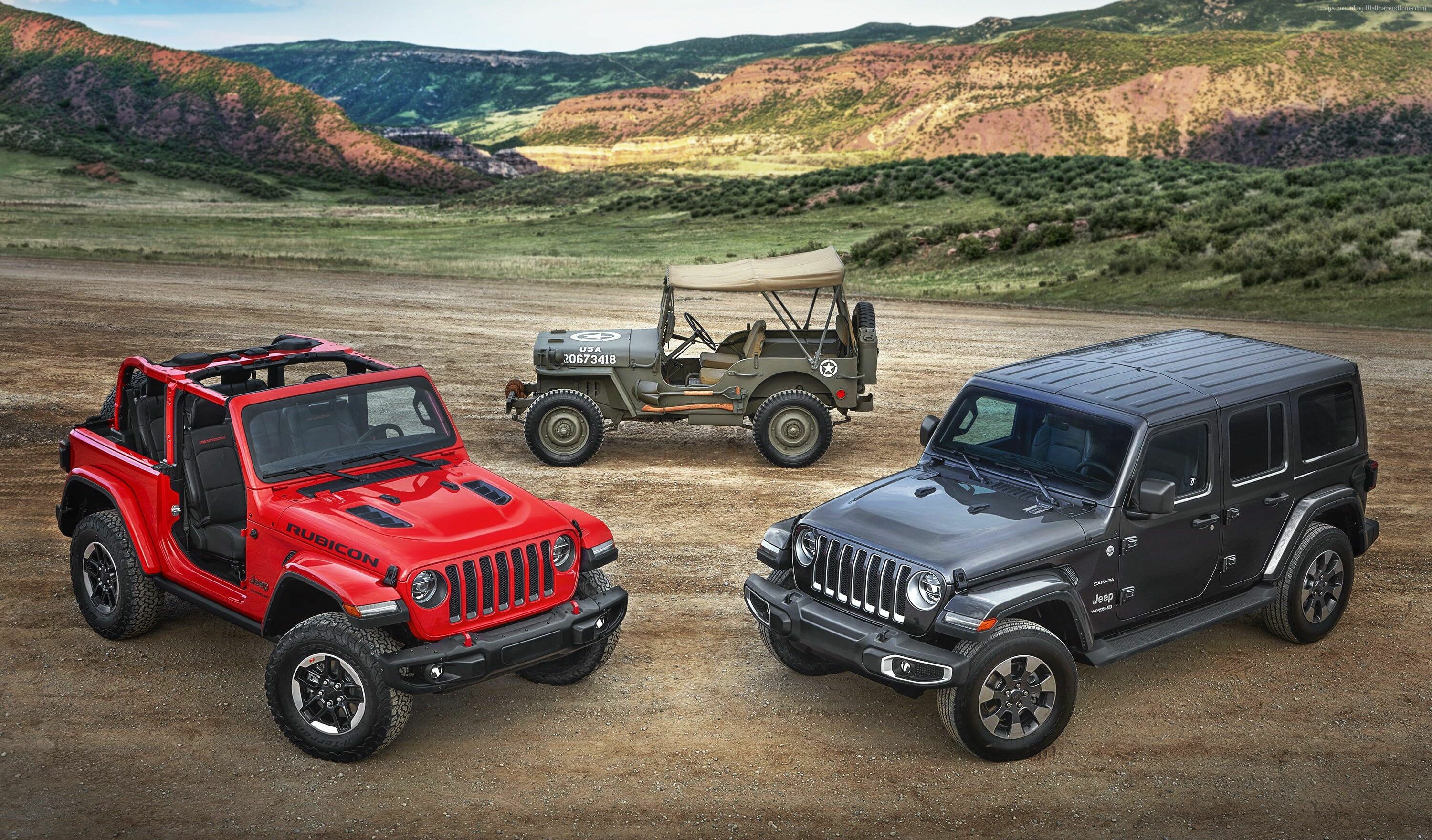 Jeep Wrangler, 2019 model, Powerful SUV, New Jeep experience, 3000x1770 HD Desktop