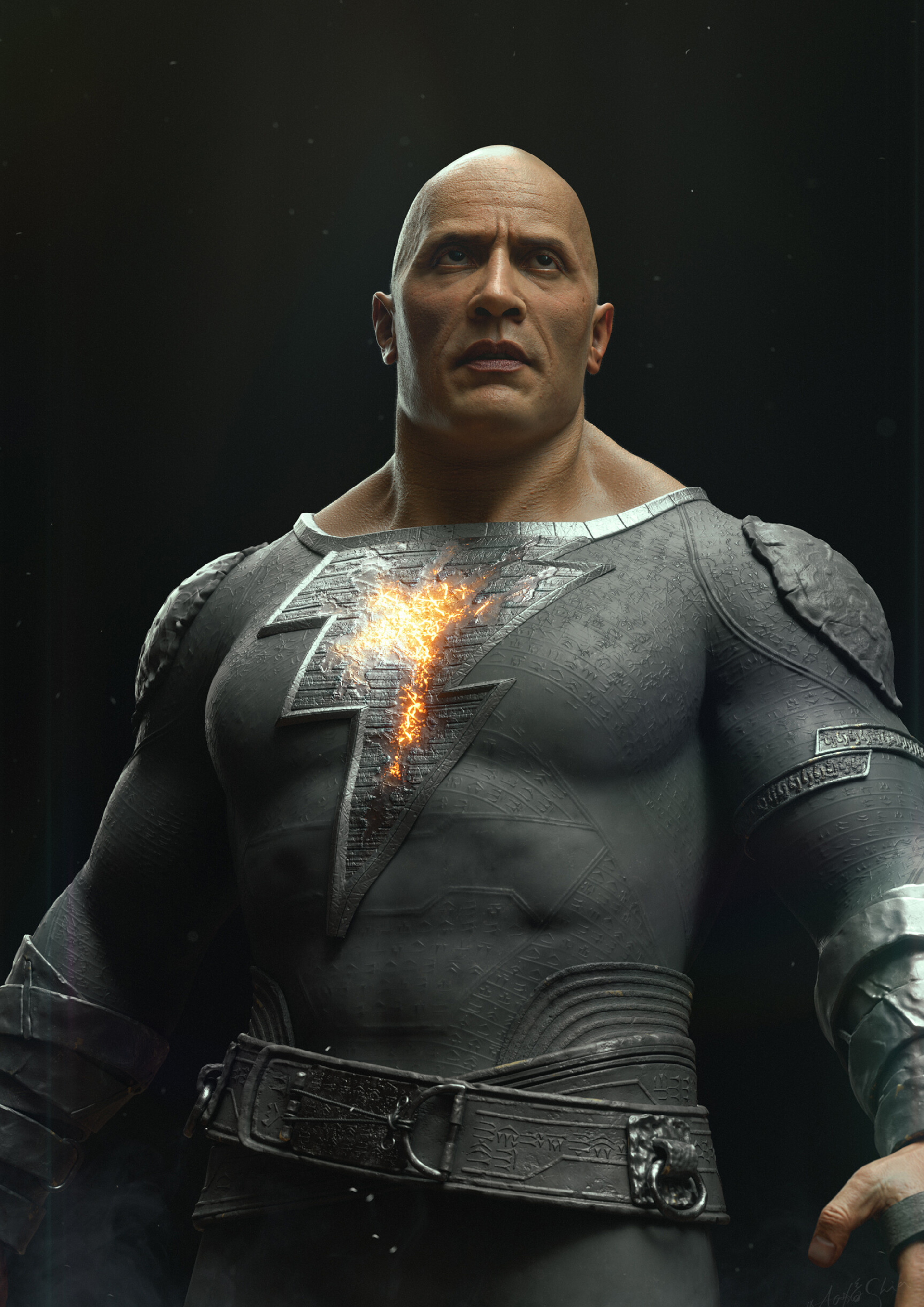 Black Adam, Dwayne Johnson, Powerful anti-hero, Superhero universe, 1920x2720 HD Phone