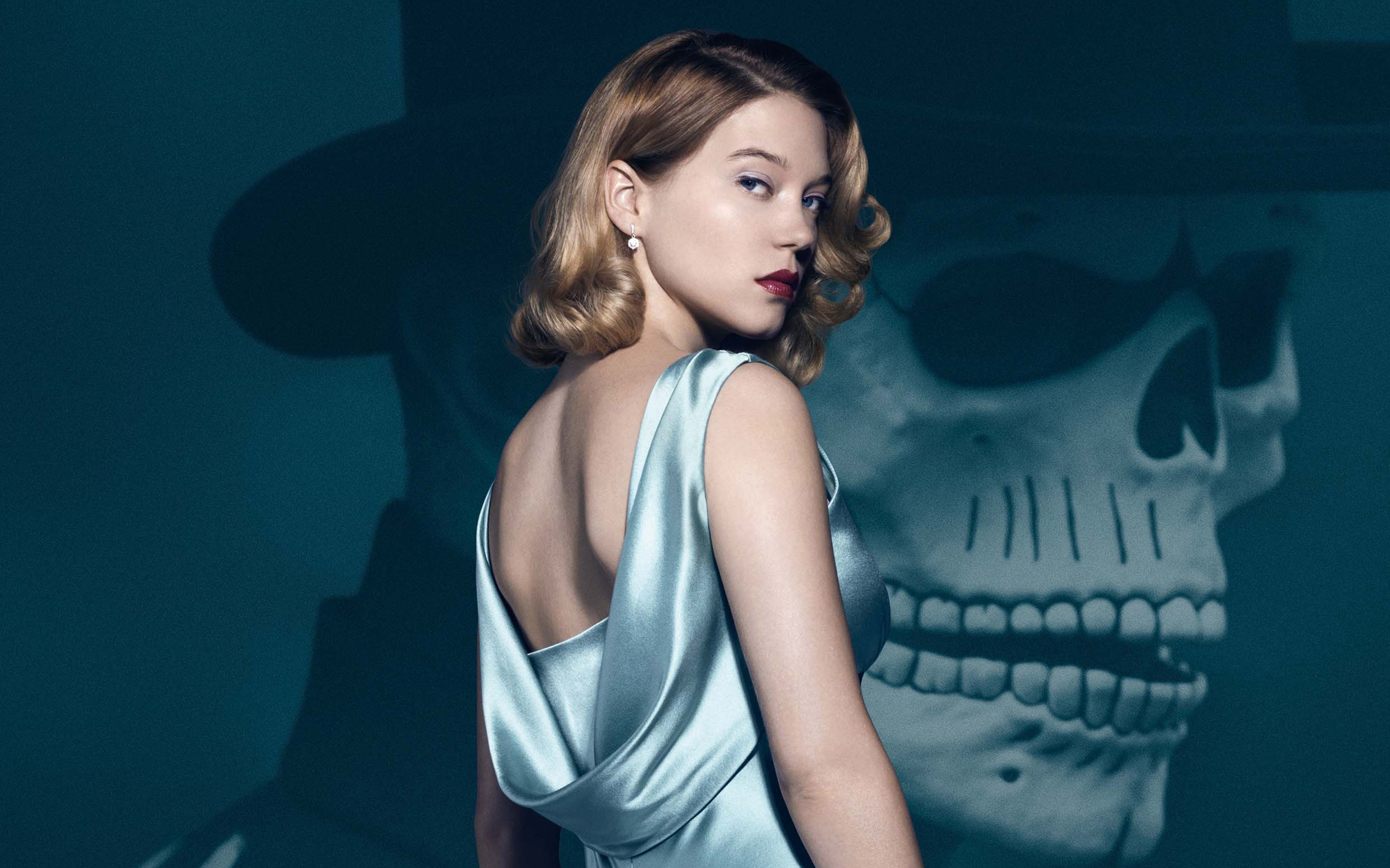 Lea Seydoux, Spectre Bond girl, Blonde bombshell, Stunning beauty, 2560x1600 HD Desktop