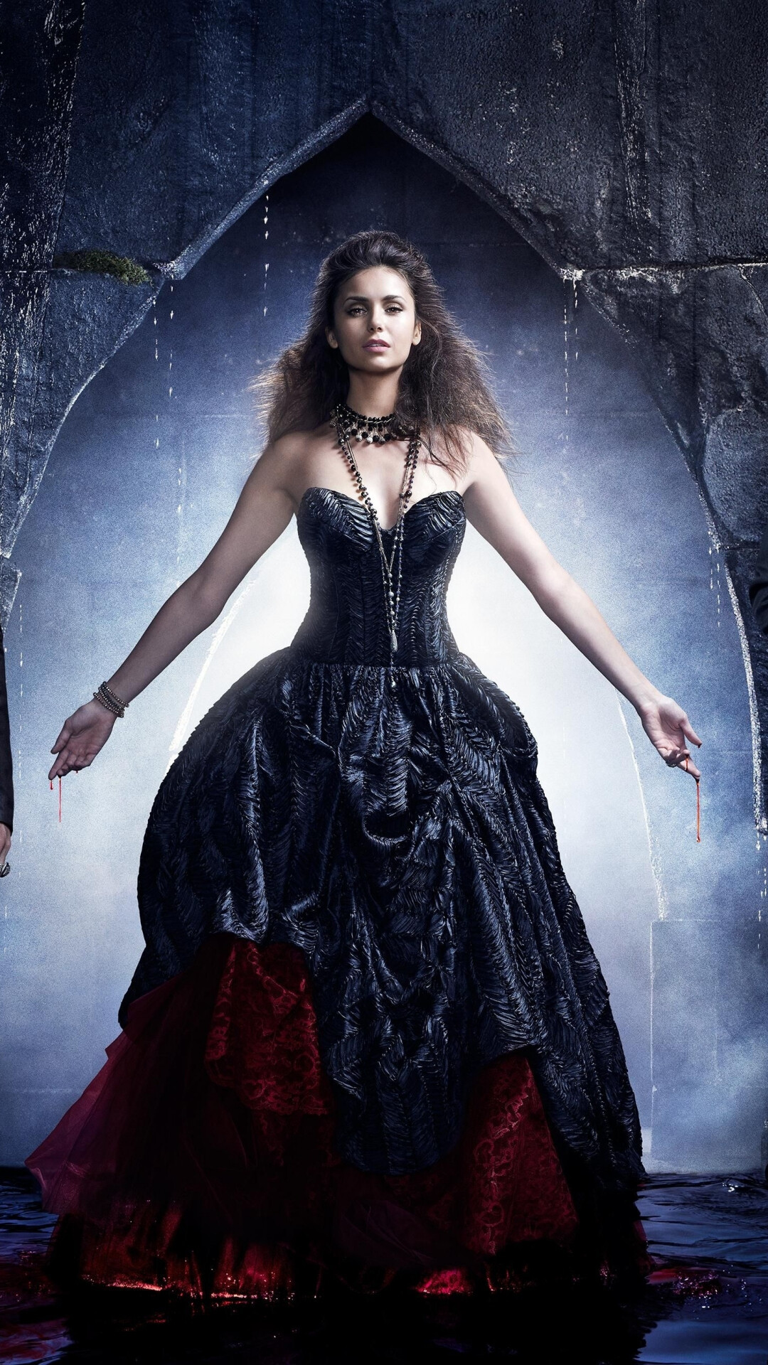 The Vampire Diaries, Nina Dobrev, TV show wallpaper, HD background, 1080x1920 Full HD Phone