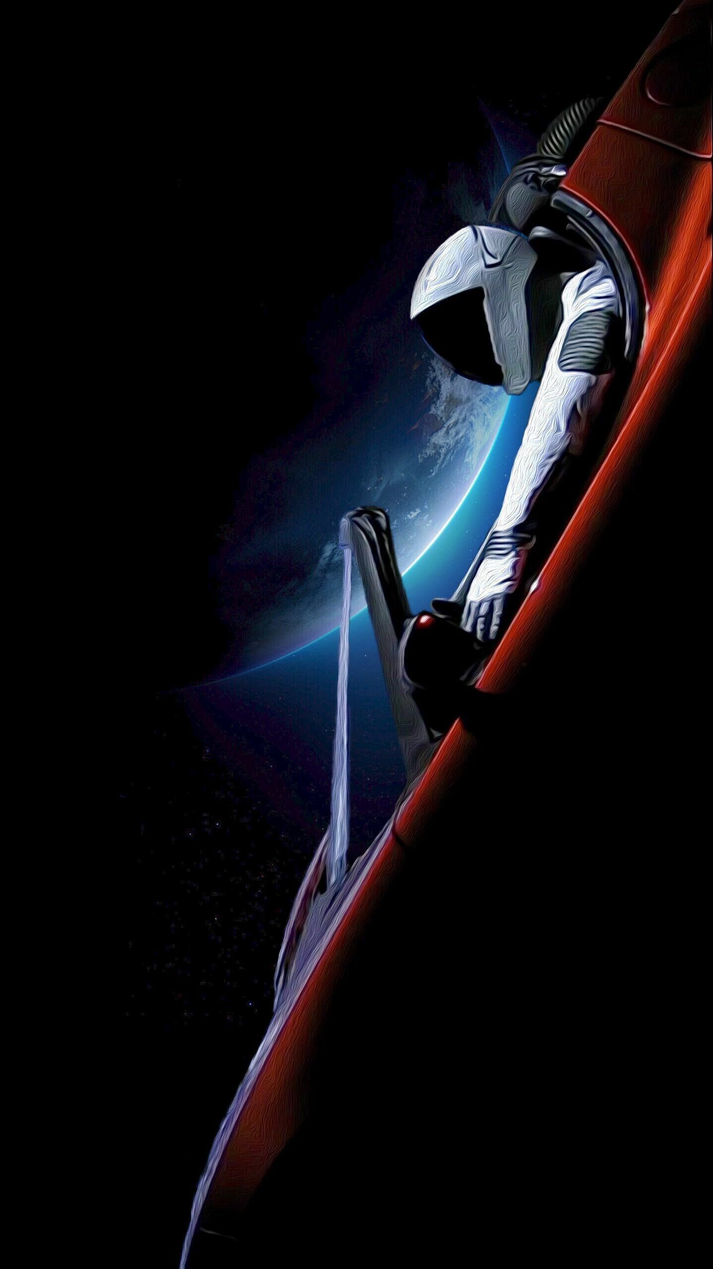 Elon Musk, SpaceX Starman wallpaper, Space art, 1440x2560 HD Phone