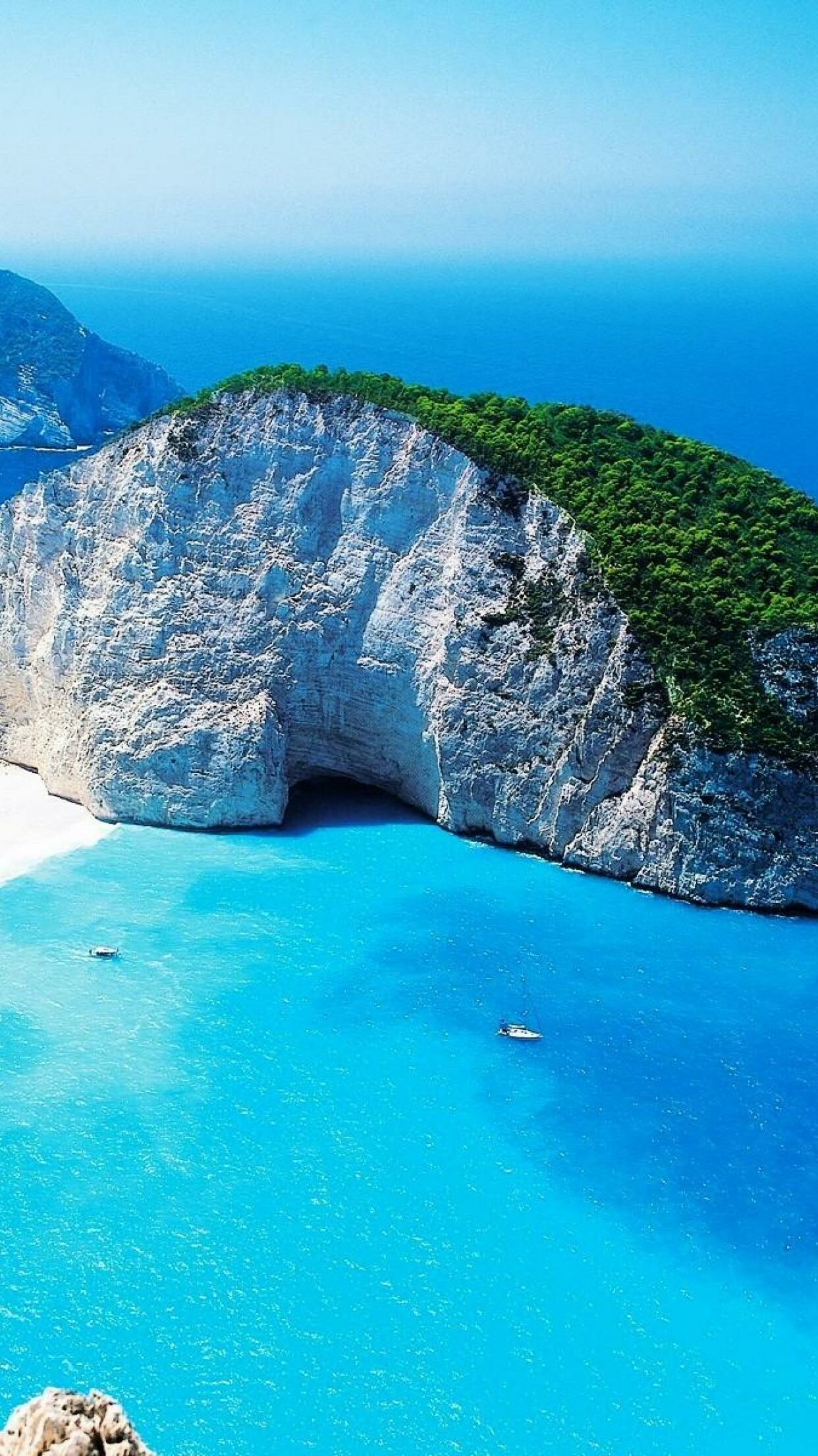 Navagio Beach, Islands Wallpaper, 1250x2210 HD Phone