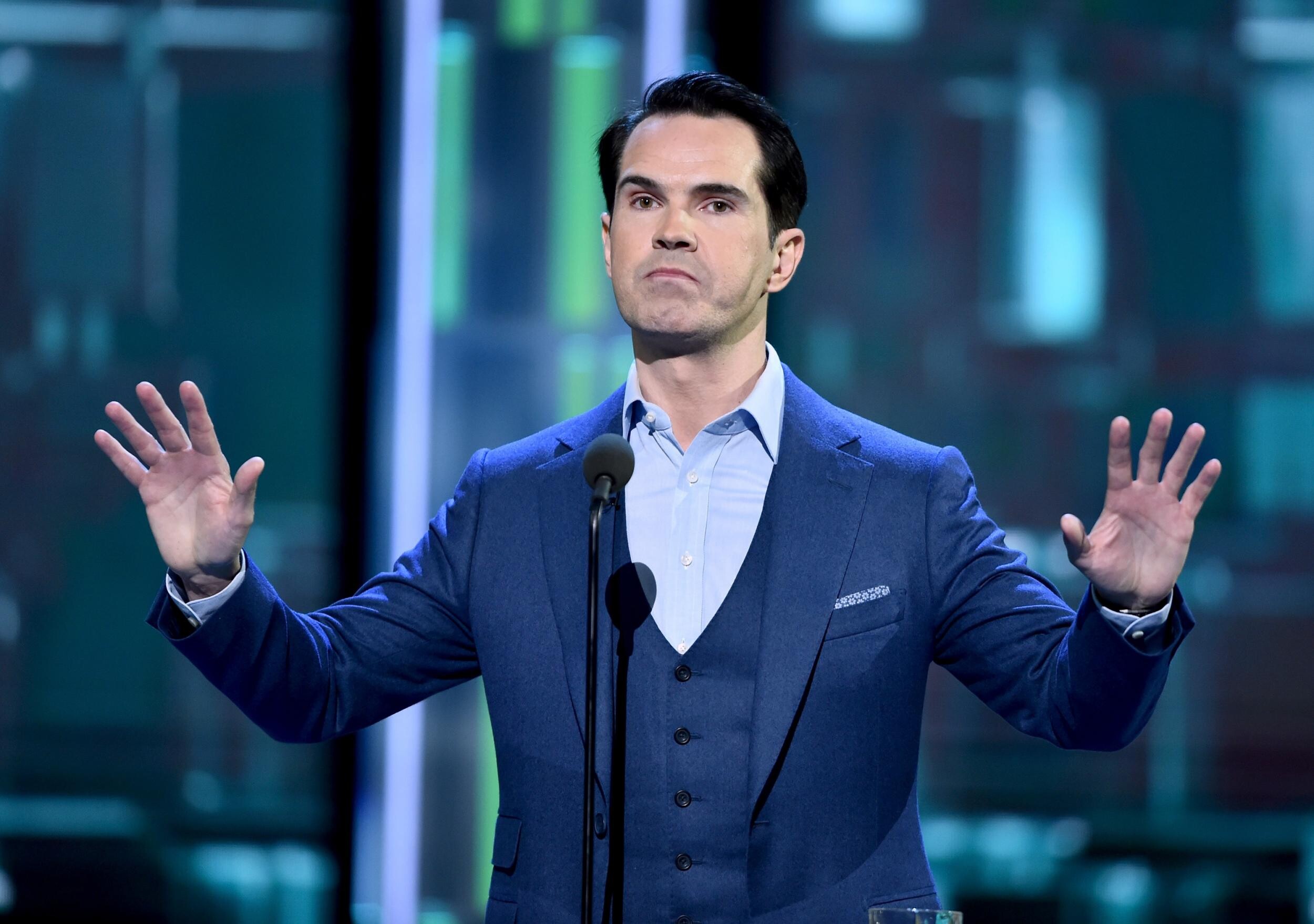 Jimmy Carr, Background image, Colorful wallpaper, Comedy genius, 2500x1760 HD Desktop