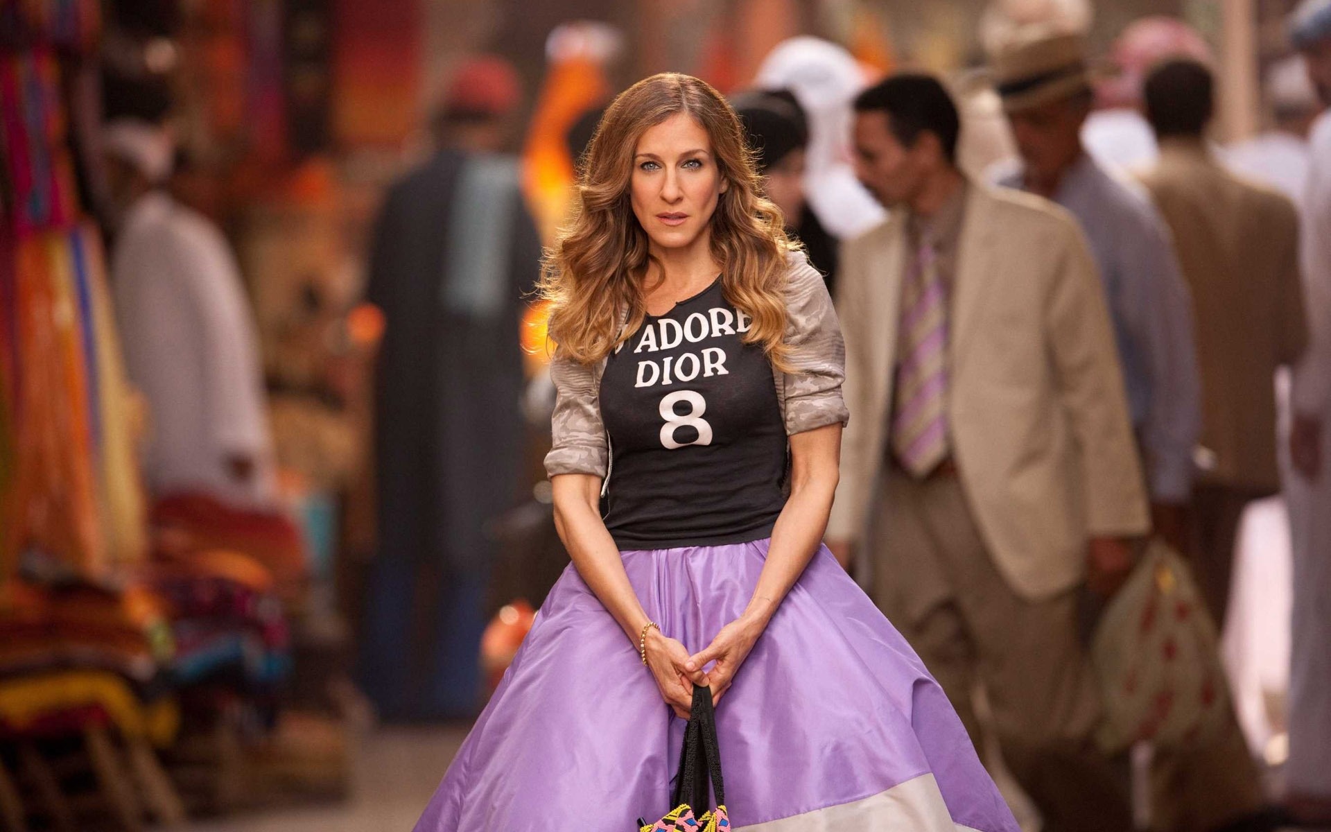 Sarah Jessica Parker, Movie star, Beautiful actress, Iconic fashion, 1920x1200 HD Desktop