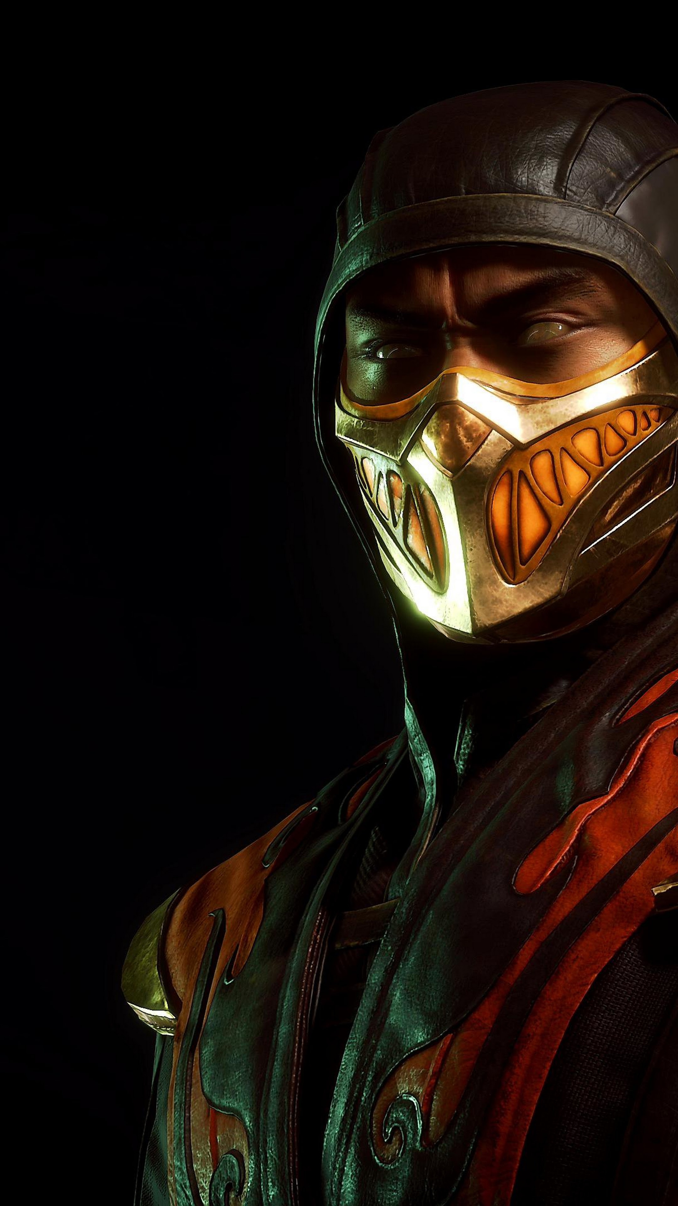 Scorpion, Mortal Kombat 11, 4K wallpaper, Stunning visuals, 2160x3840 4K Phone