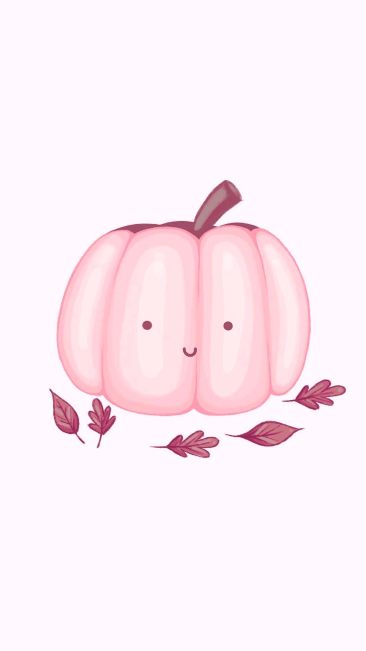 Pumpkin, Cute Pink Wallpaper, 1250x2210 HD Phone