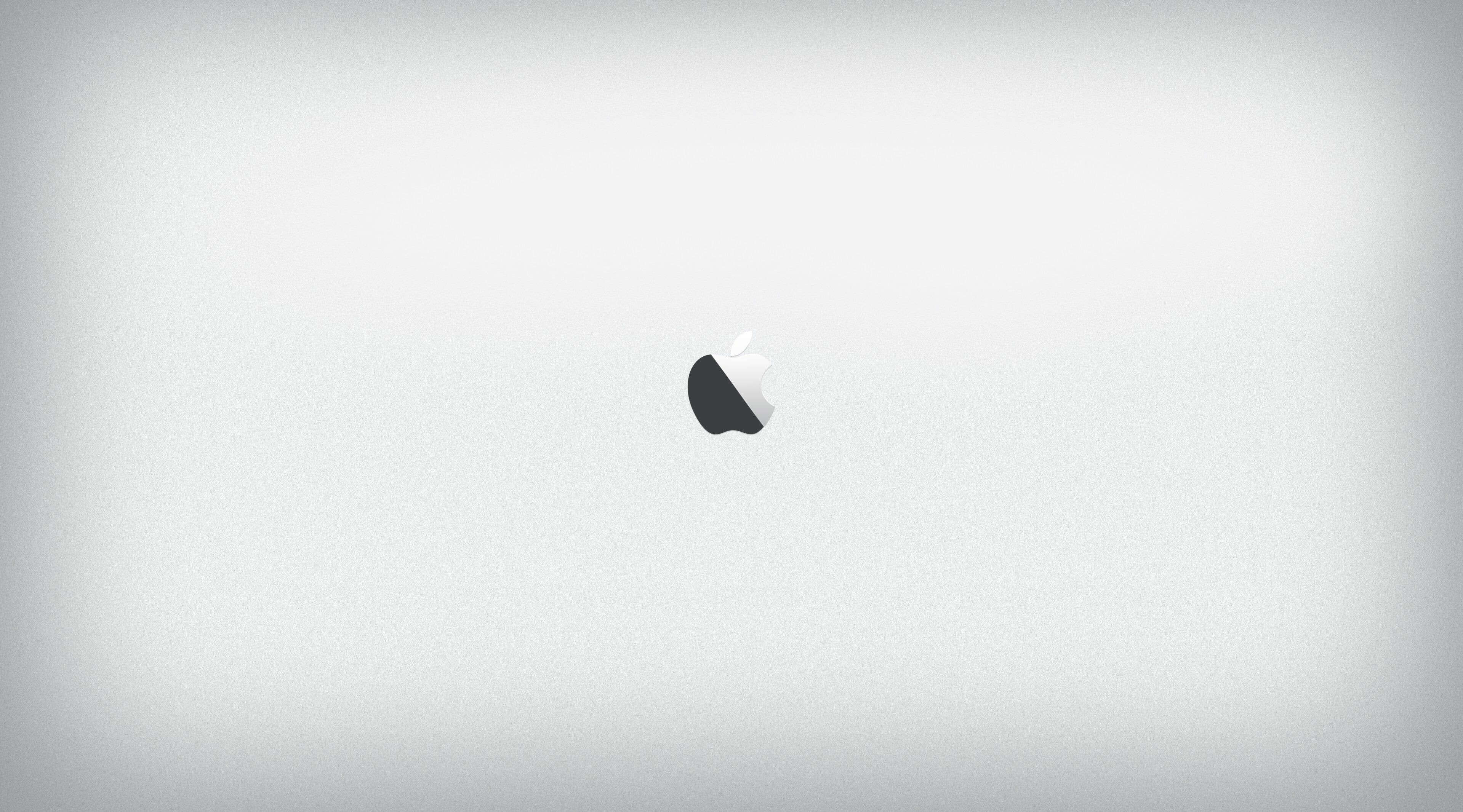 Silver, Apple Logo Wallpaper, 3840x2140 HD Desktop