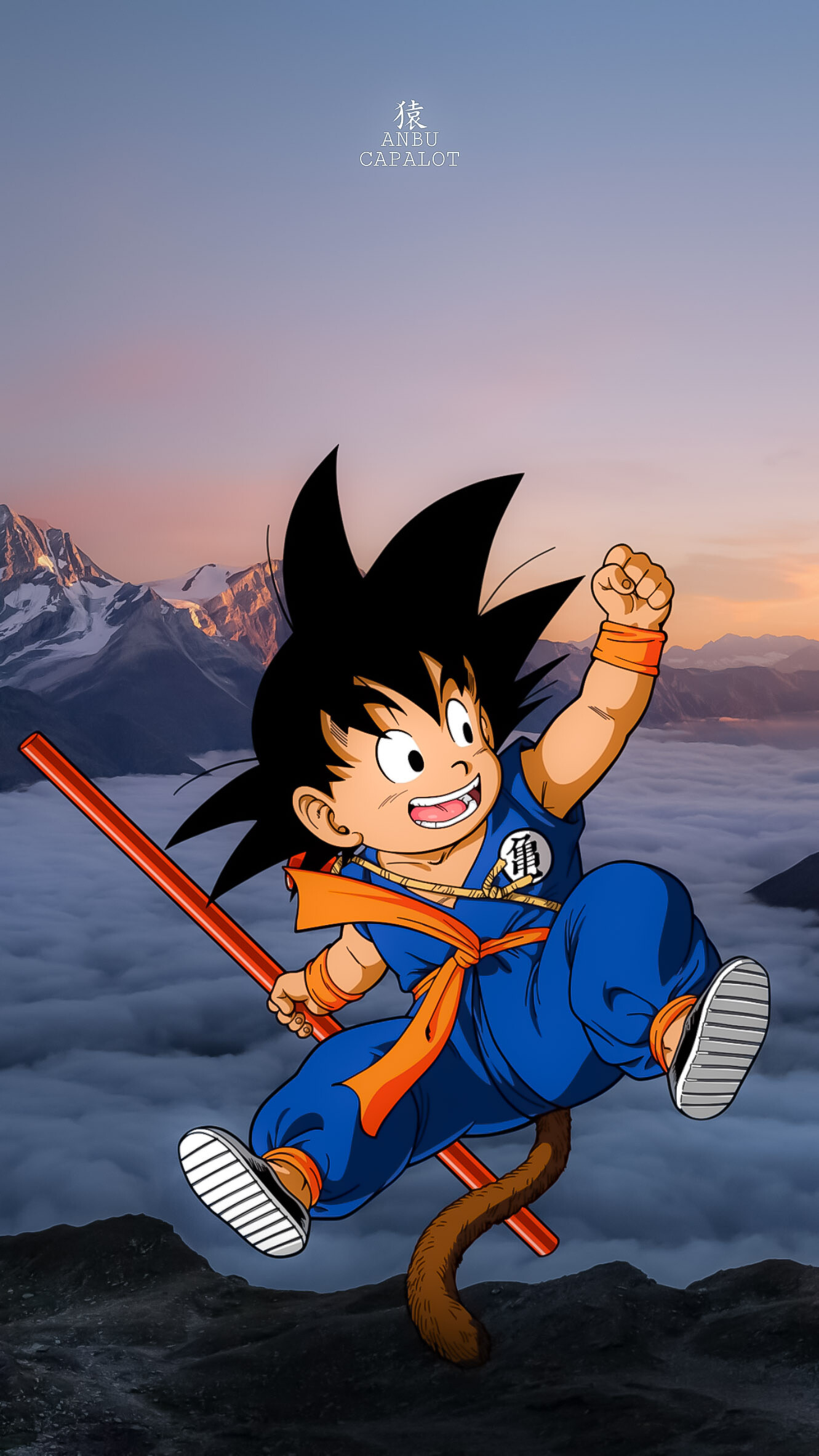 Kid Goku, Best quality backgrounds, HD 4K, Innocent, 1340x2370 HD Phone