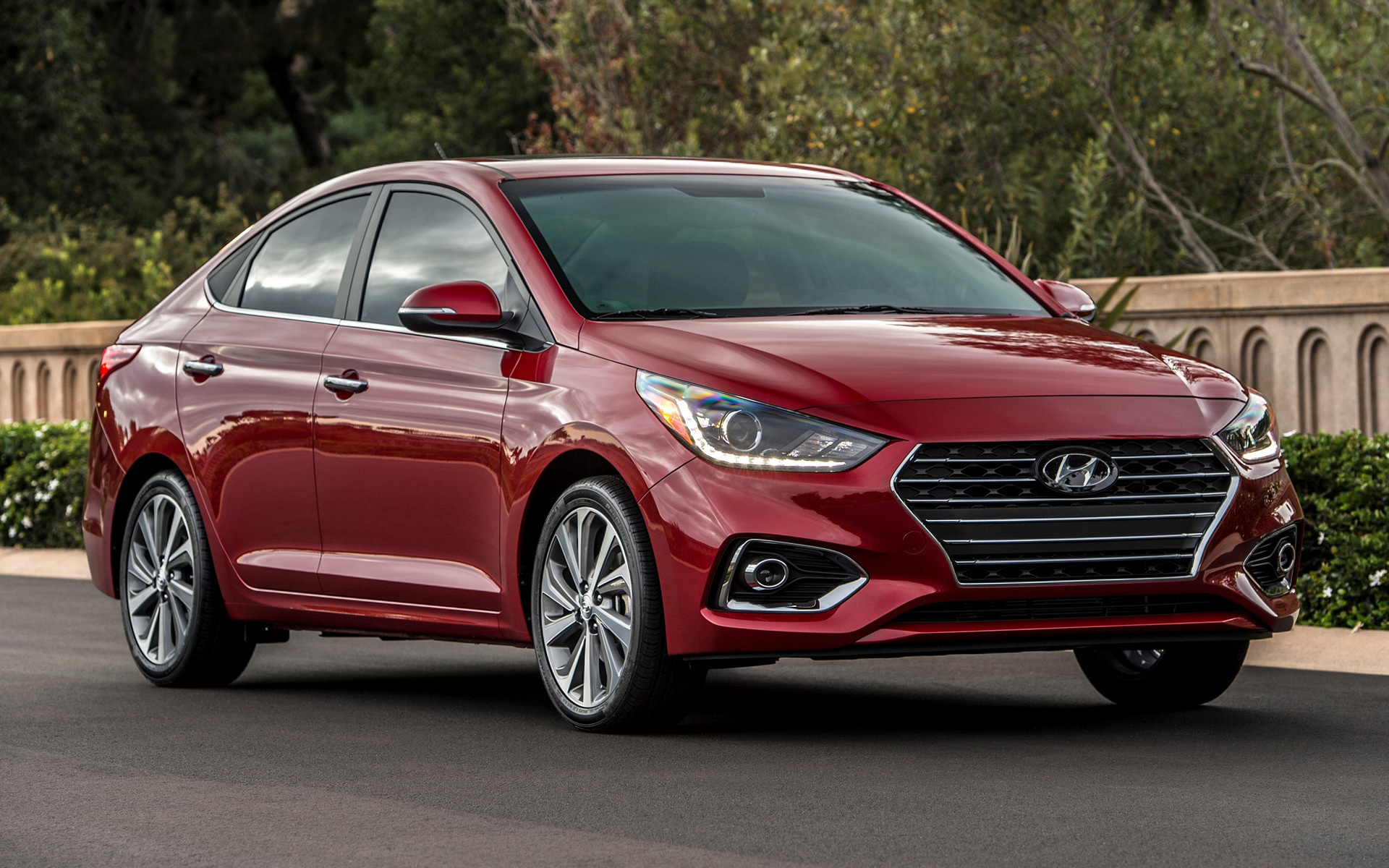 Hyundai Accent, Stylish wallpapers, Compact sedan, Modern design, 1920x1200 HD Desktop