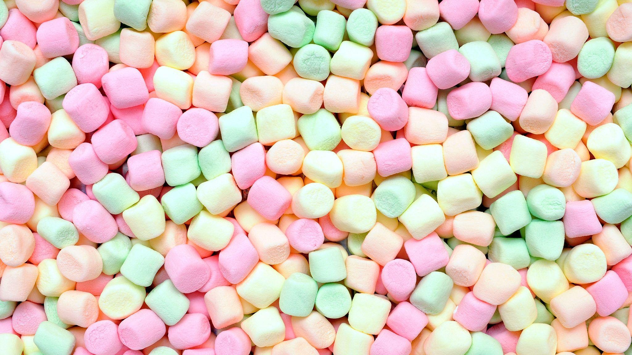 Tasty marshmallow candy, Colorful treats, Sweet confections, Sugary delight, 2050x1160 HD Desktop